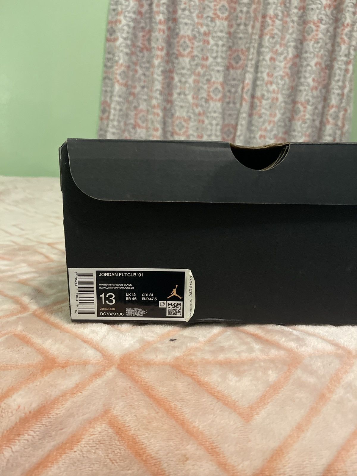 Jordan Brand × Nike AIR JORDAN FLIGHT CLUB 91 WHITE INFRARED Size US 13 / EU 46 - 8 Thumbnail