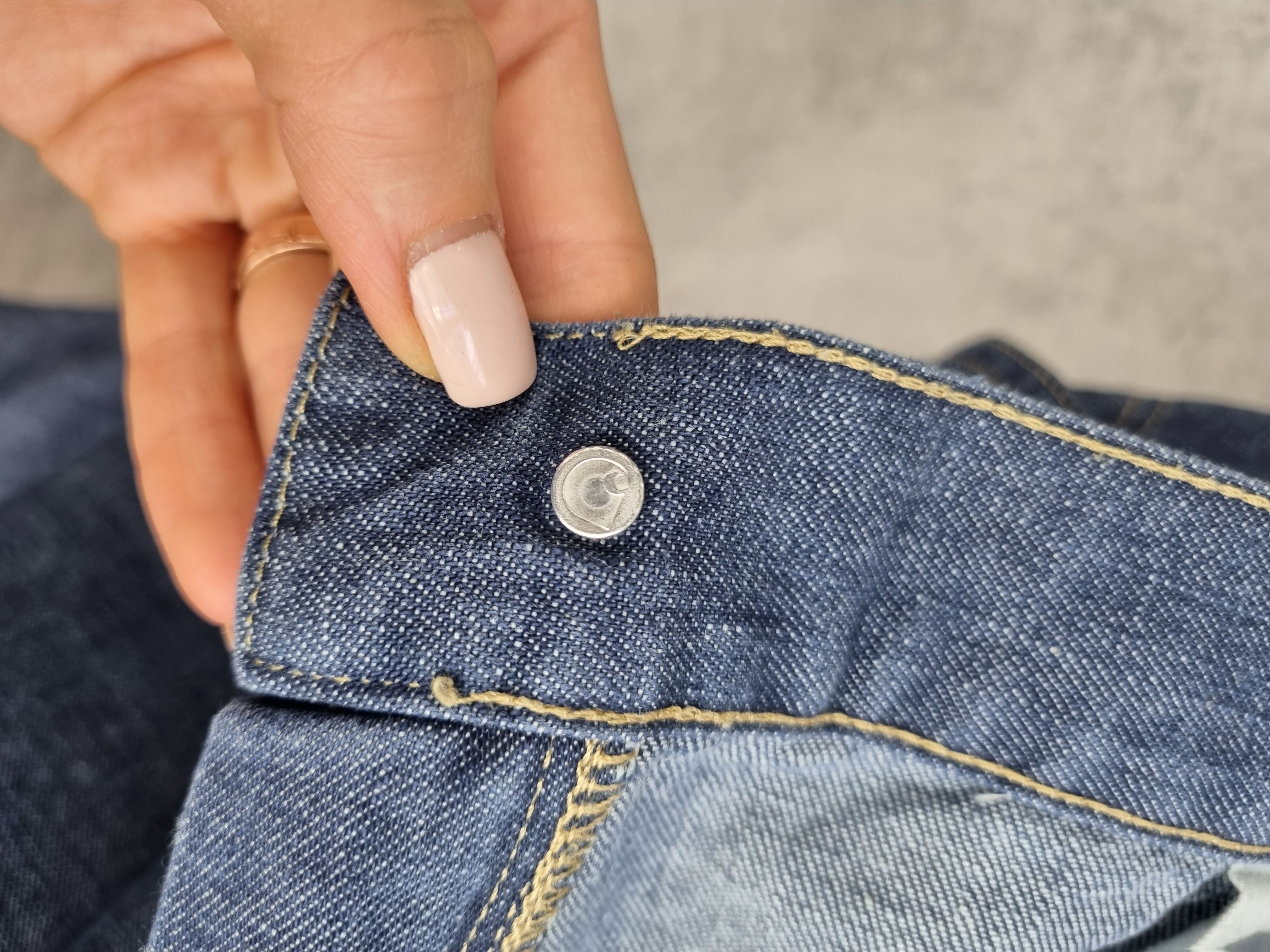 Carhartt × Carhartt Wip Carhartt Carpenter Raw Denim Jeans Size US 36 / EU 52 - 12 Thumbnail