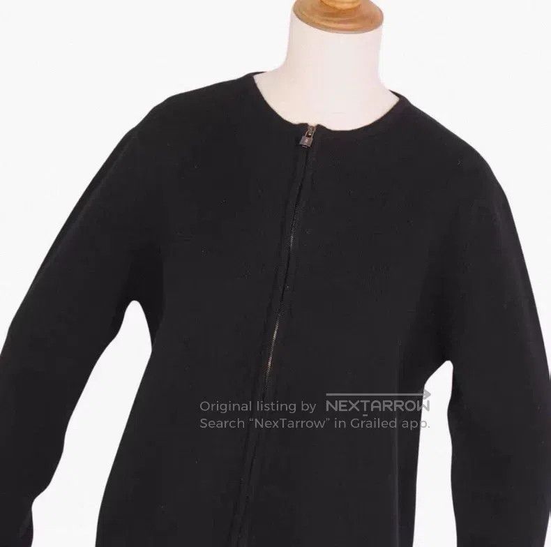 Hermes Hermes Gaultier period cashmere sweater cardigan, black Size M / US 6-8 / IT 42-44 - 1 Thumbnail