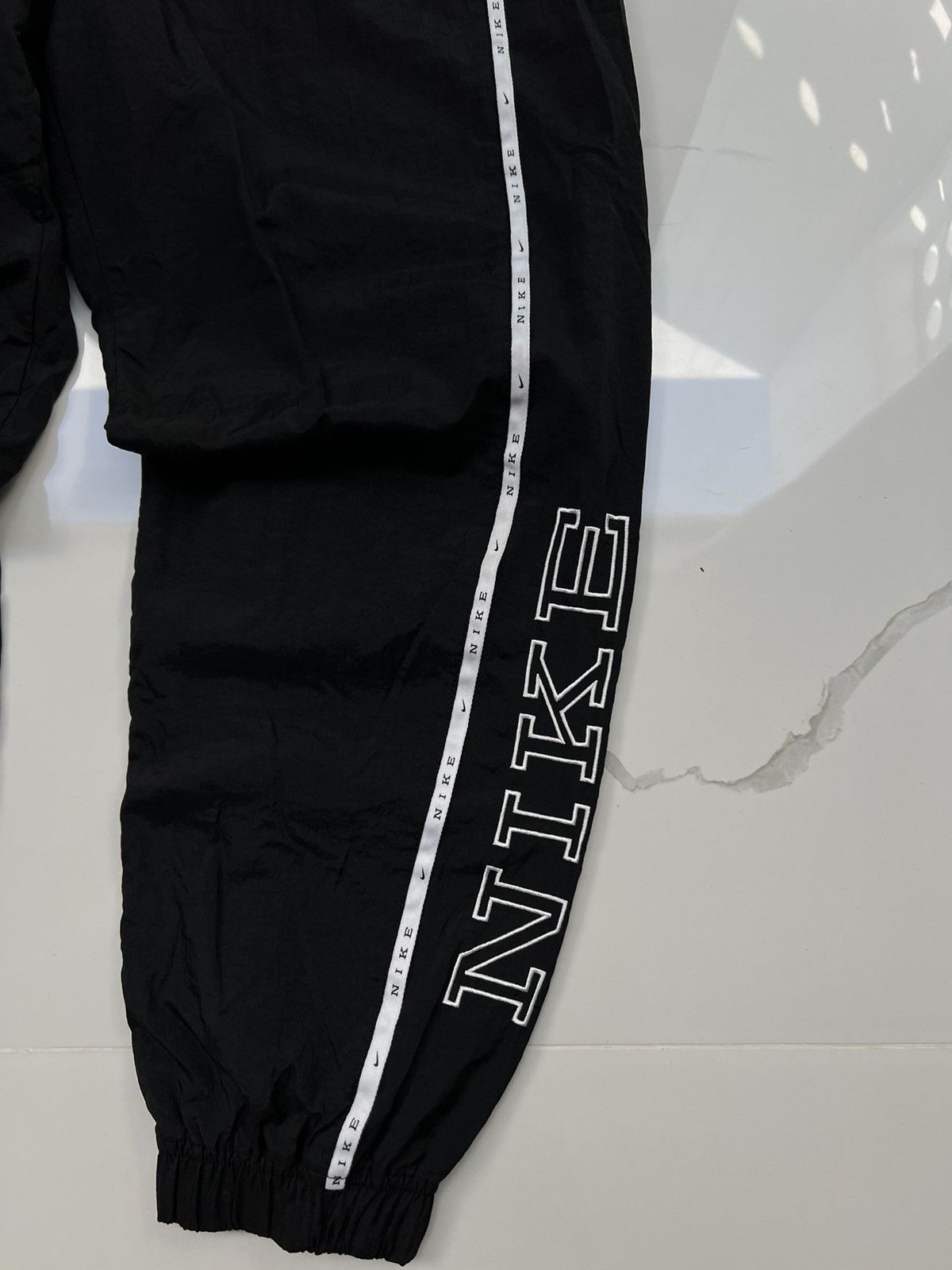Nike × Vintage 90’s NIKE BAGGY Y2K TFACK PANTS RETRO RARE SWOOSH LOGO Size US 32 / EU 48 - 2 Thumbnail