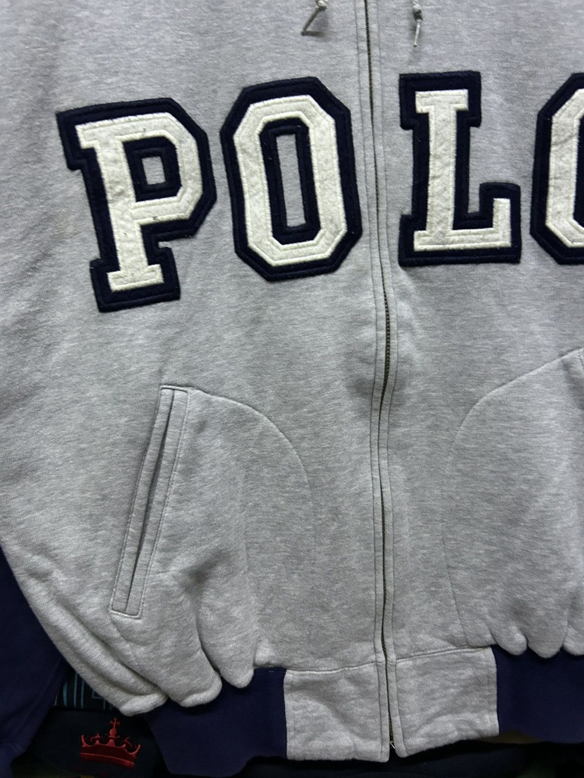 Polo Ralph Lauren Vintage 90s Polo ralph lauren spellout joe pescie hoodie Size US L / EU 52-54 / 3 - 3 Thumbnail