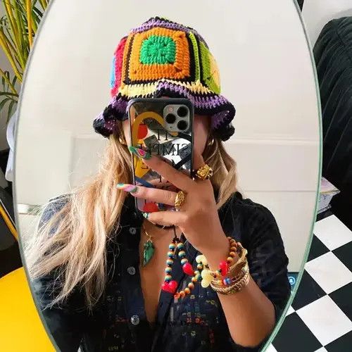 Other Handmade Crochet Bucket Hat Size ONE SIZE - 2 Thumbnail