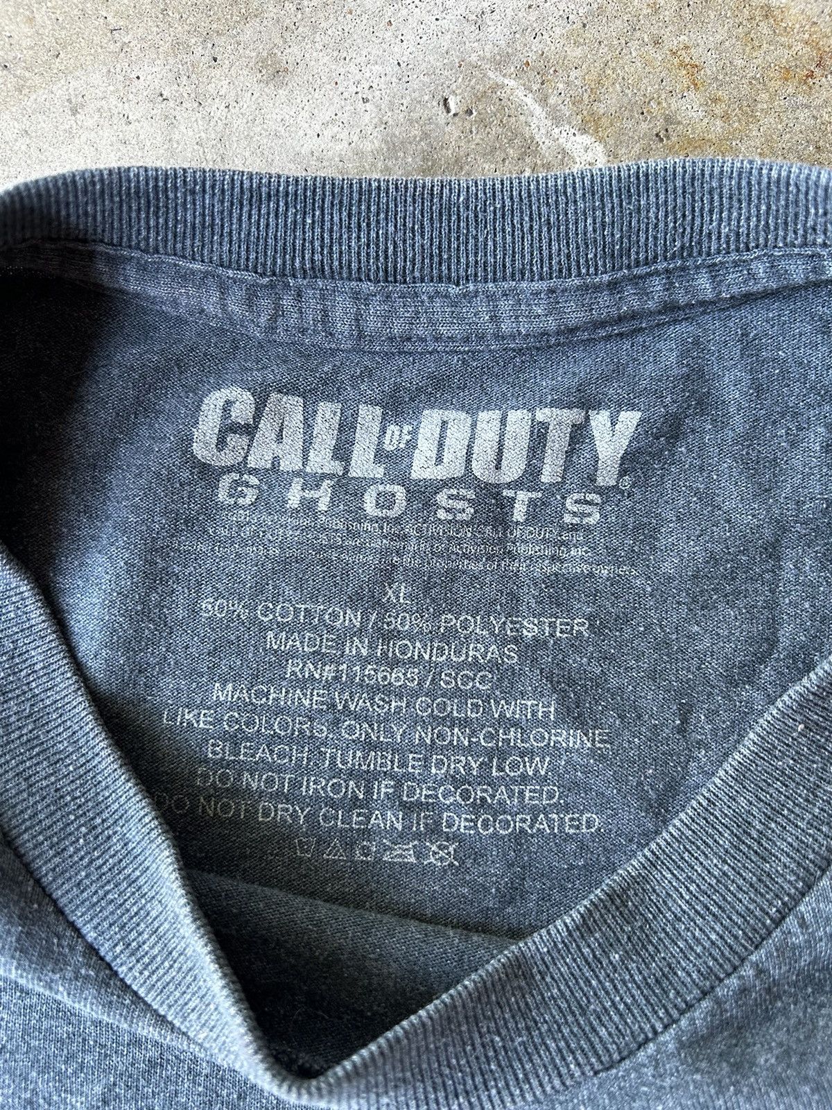 Vintage 2013 Activision Call of Duty Ghosts Promo T Shirt Grey XL Size US XL / EU 56 / 4 - 3 Thumbnail
