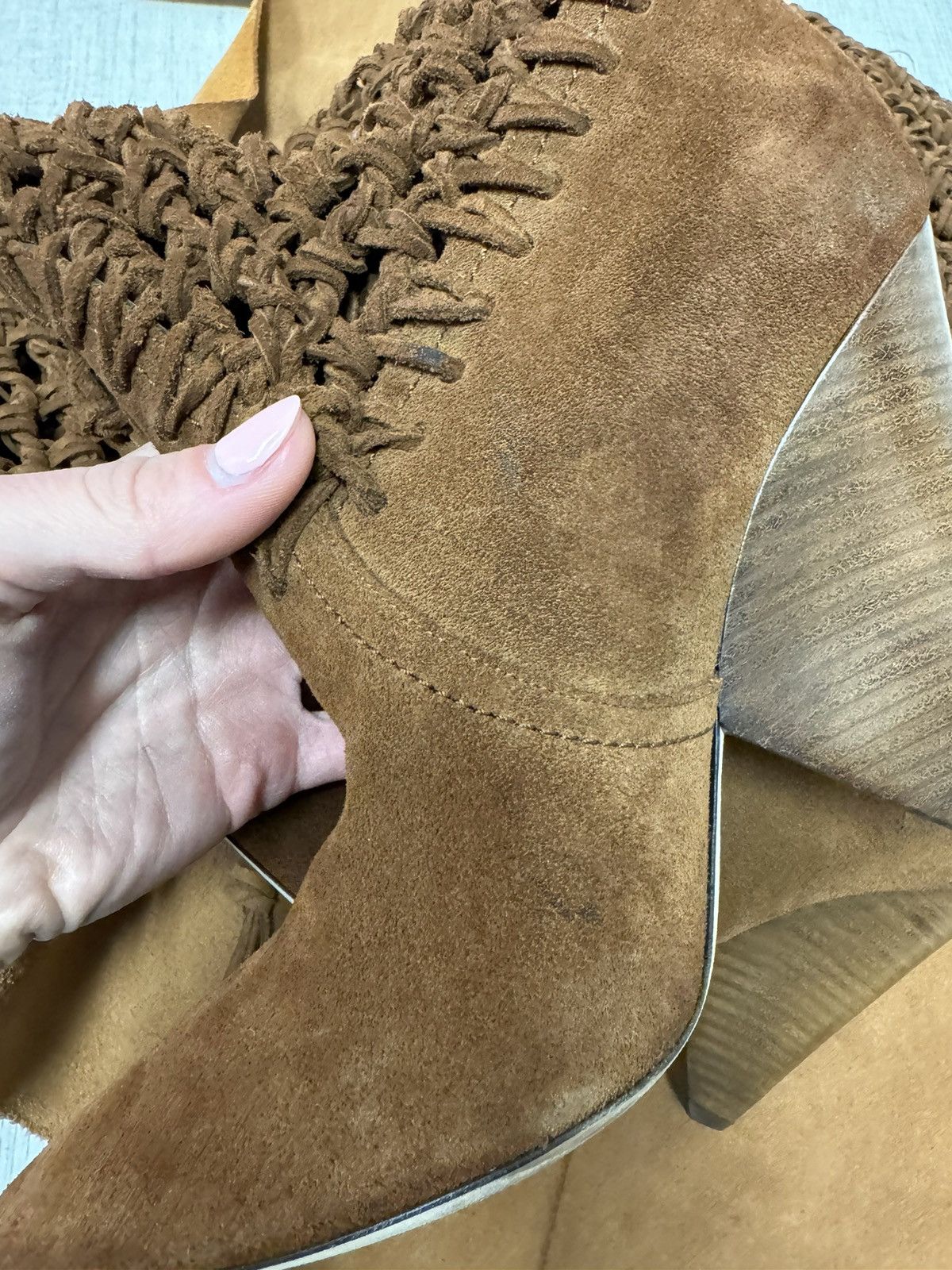 Yves Saint Laurent YSL Niki Suede boots Size US 10 / IT 40 - 10 Thumbnail