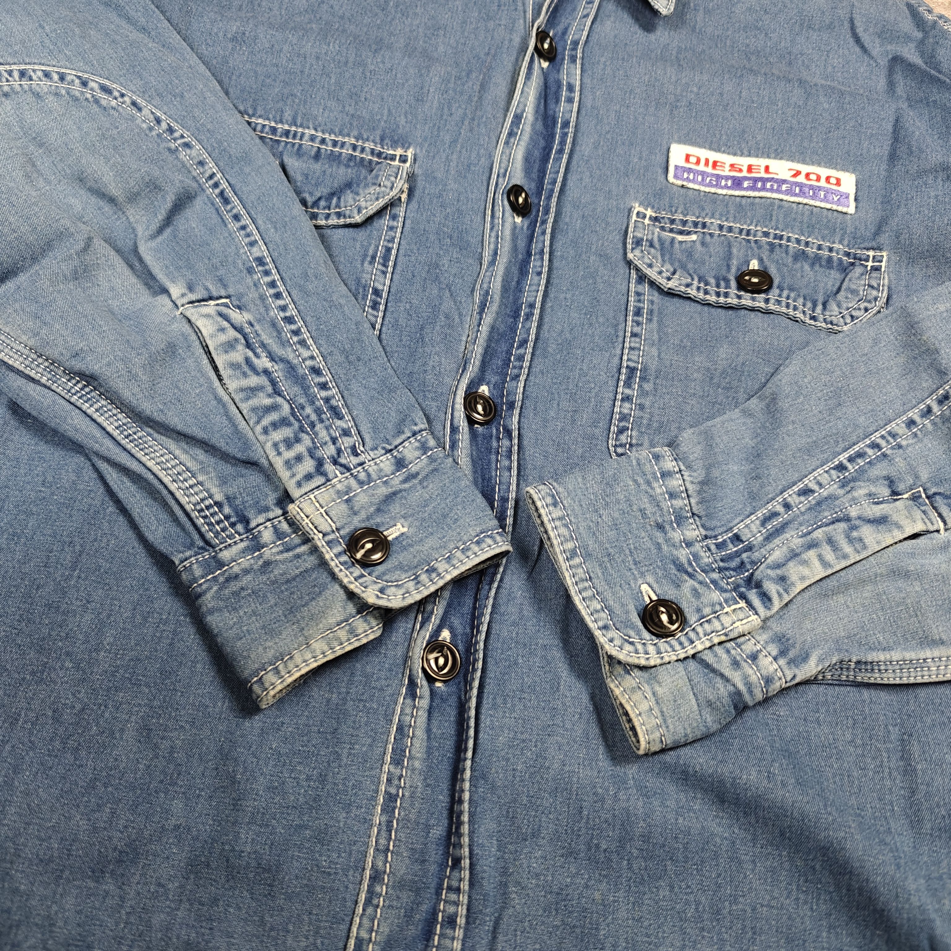Diesel Diesel Shirt VTG Archive Denim Jacket Blue size XL Size US XL / EU 56 / 4 - 5 Thumbnail