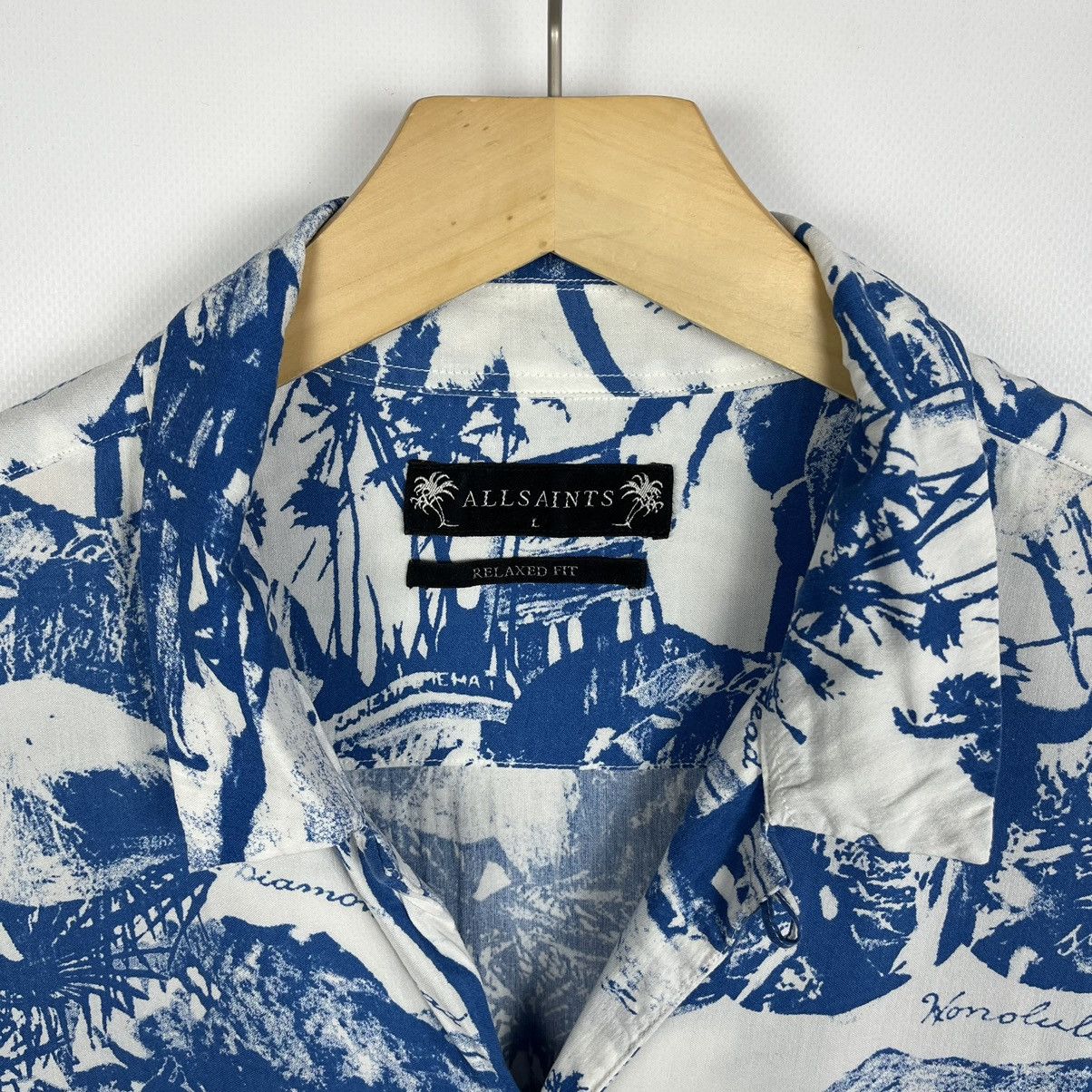 Allsaints Designer Allsaints AWA Hawaii crazy oversize shirt Size US L / EU 52-54 / 3 - 5 Thumbnail