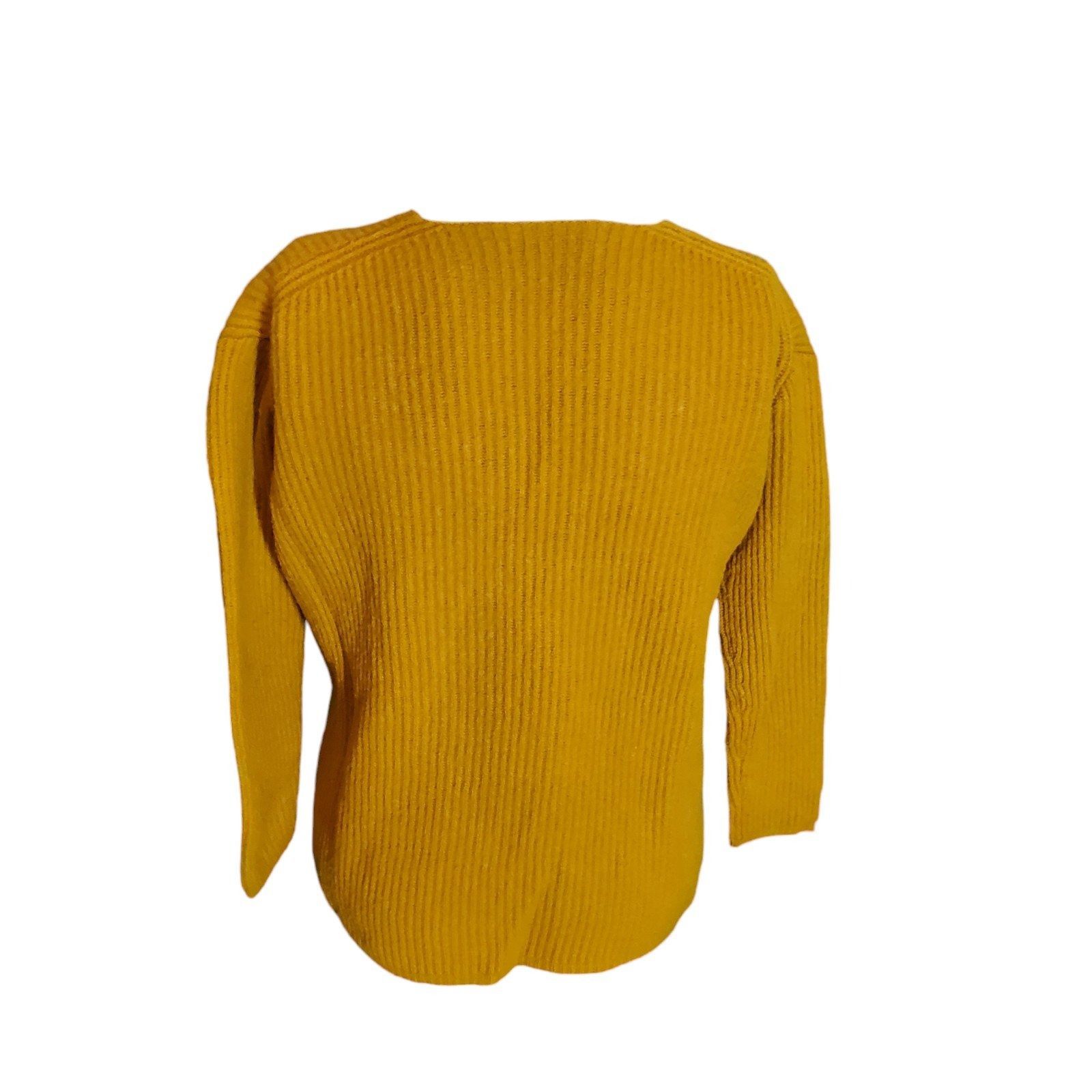 Madewell Madewell Rib Knit Wool Blend Sweater V-neck Pullover Sweater Size S / US 4 / IT 40 - 3 Thumbnail