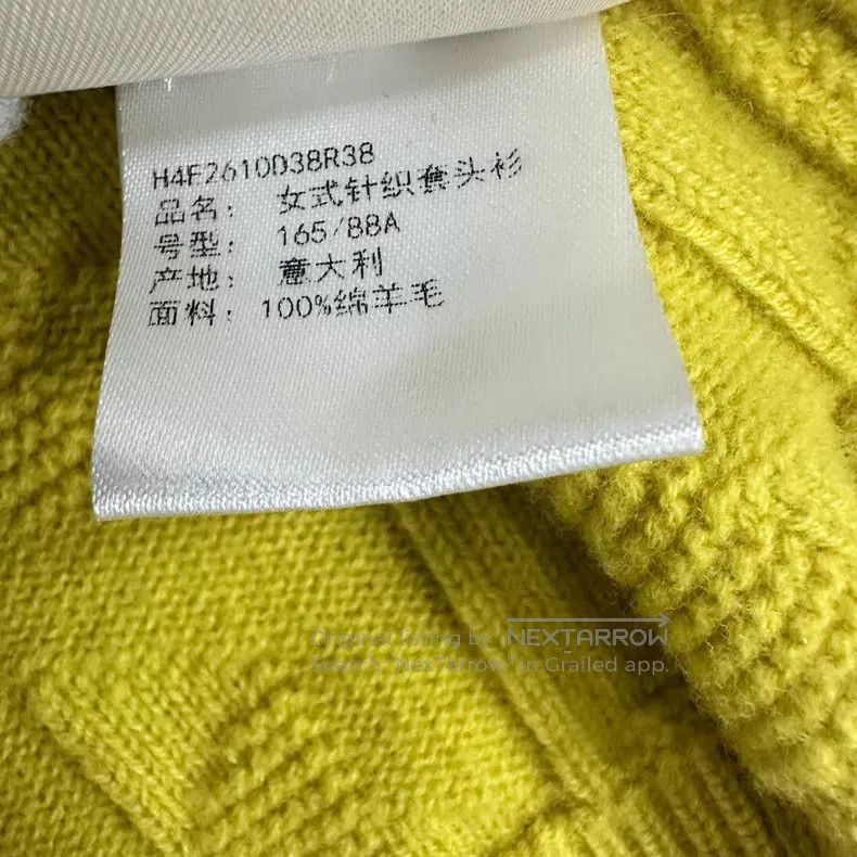 Hermes Hermes Yellow Long Sleeve Shirt Size XS / US 0-2 / IT 36-38 - 5 Thumbnail