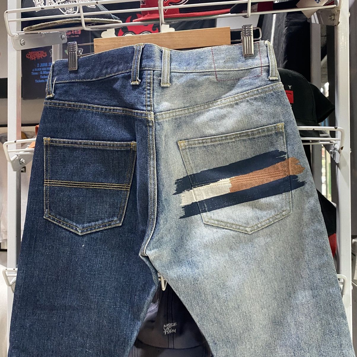 Tommy Hilfiger × Vintage Crazy vintage y2k Custom blue wash jeans grunge essential! Size US 32 / EU 48 - 3 Thumbnail