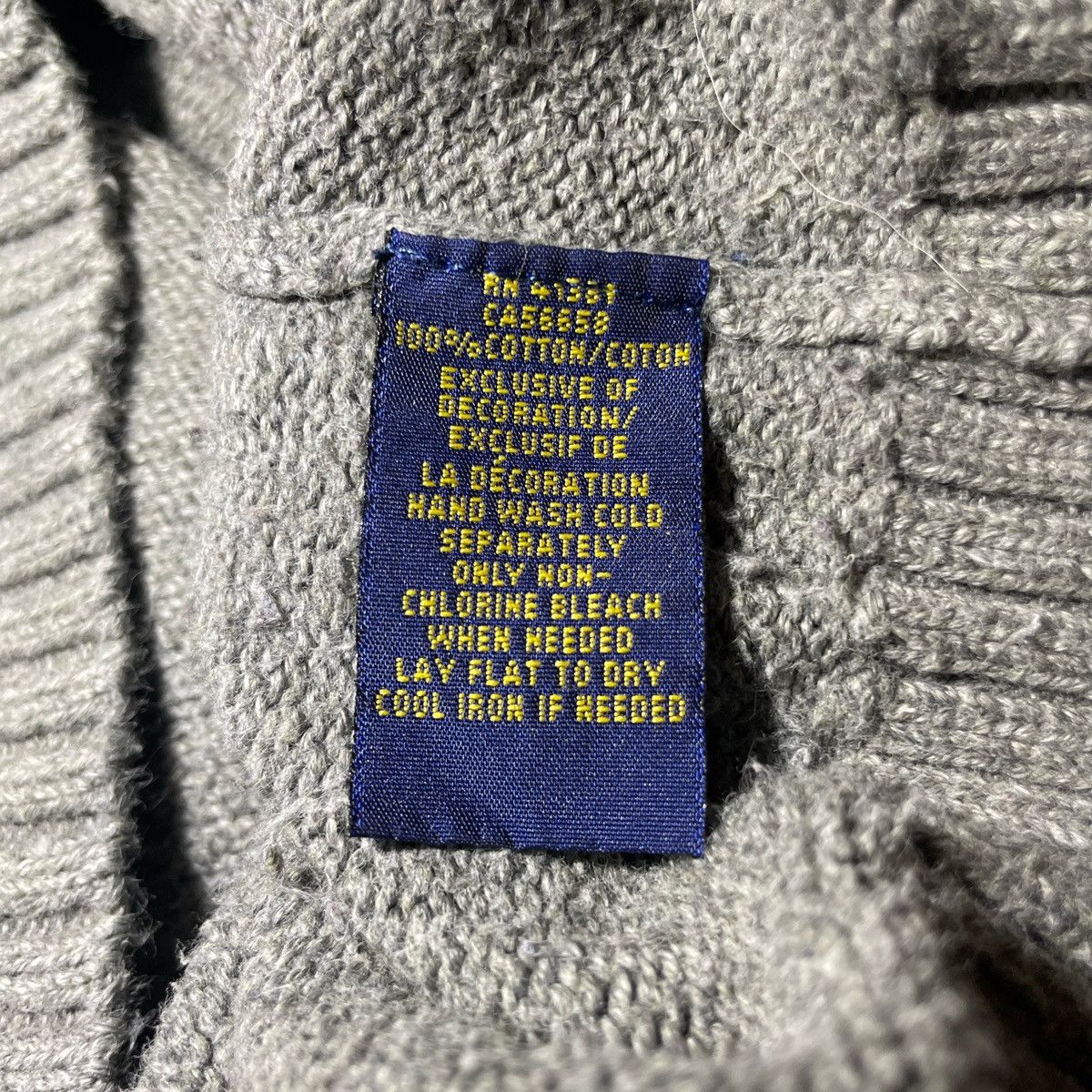 Polo Ralph Lauren Polo Ralph Lauren 1/4 3 Button Mock Neck Knit Sweater Size US S / EU 44-46 / 1 - 8 Thumbnail