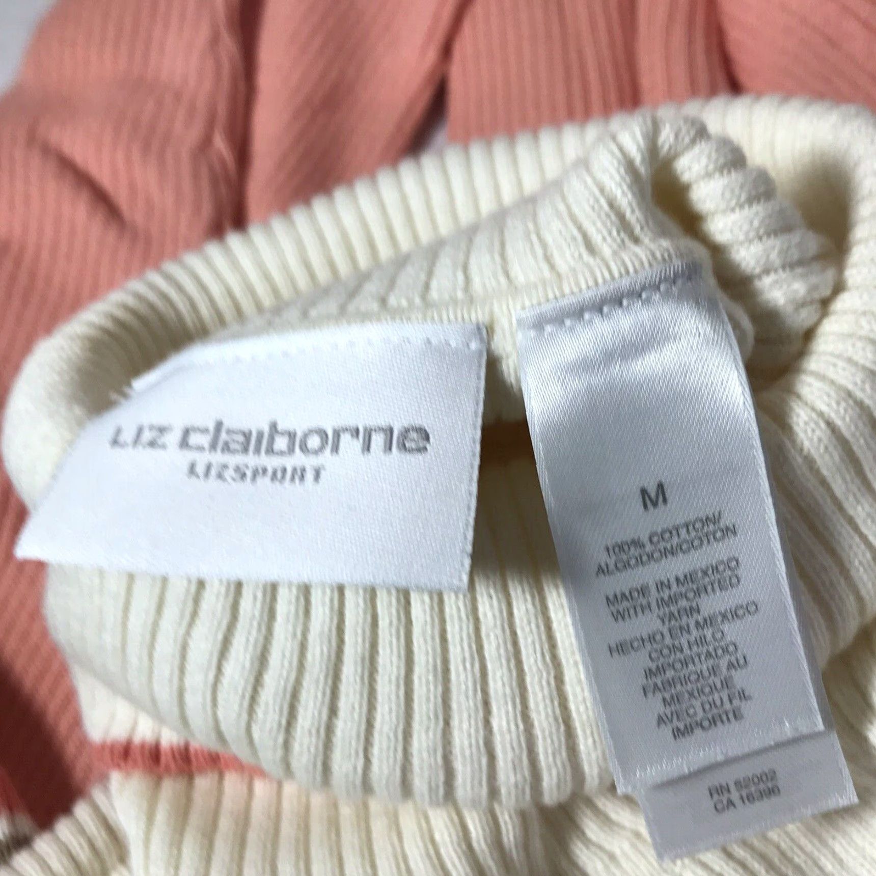 Liz Claiborne Liz Claiborne Multicolor Striped Long Sleeve Turtleneck Sweater Womens Size M Casual Travel Workwear Size M / US 6-8 / IT 42-44 - 3 Thumbnail