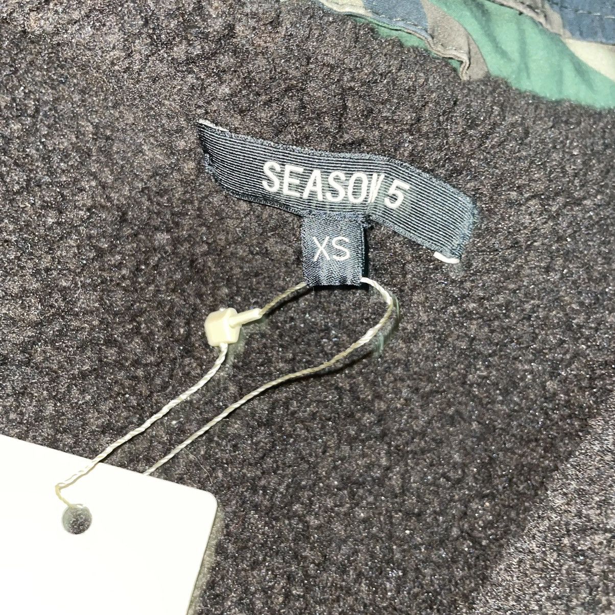 Kanye West × Yeezy Yeezy season 5 down Camo Sherpa fleece Lined jacket Size US XS / EU 42 / 0 - 9 Thumbnail