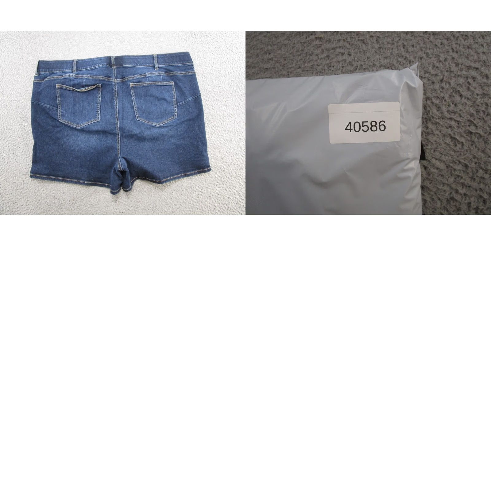 Torrid Torrid Denim Shorts Jorts 26 Plus Size Elastic Waist High Rise 5-Pocket Blue Modern Mom Style Womens Clothing Size 26" / US 2 / IT 38 - 8 Thumbnail