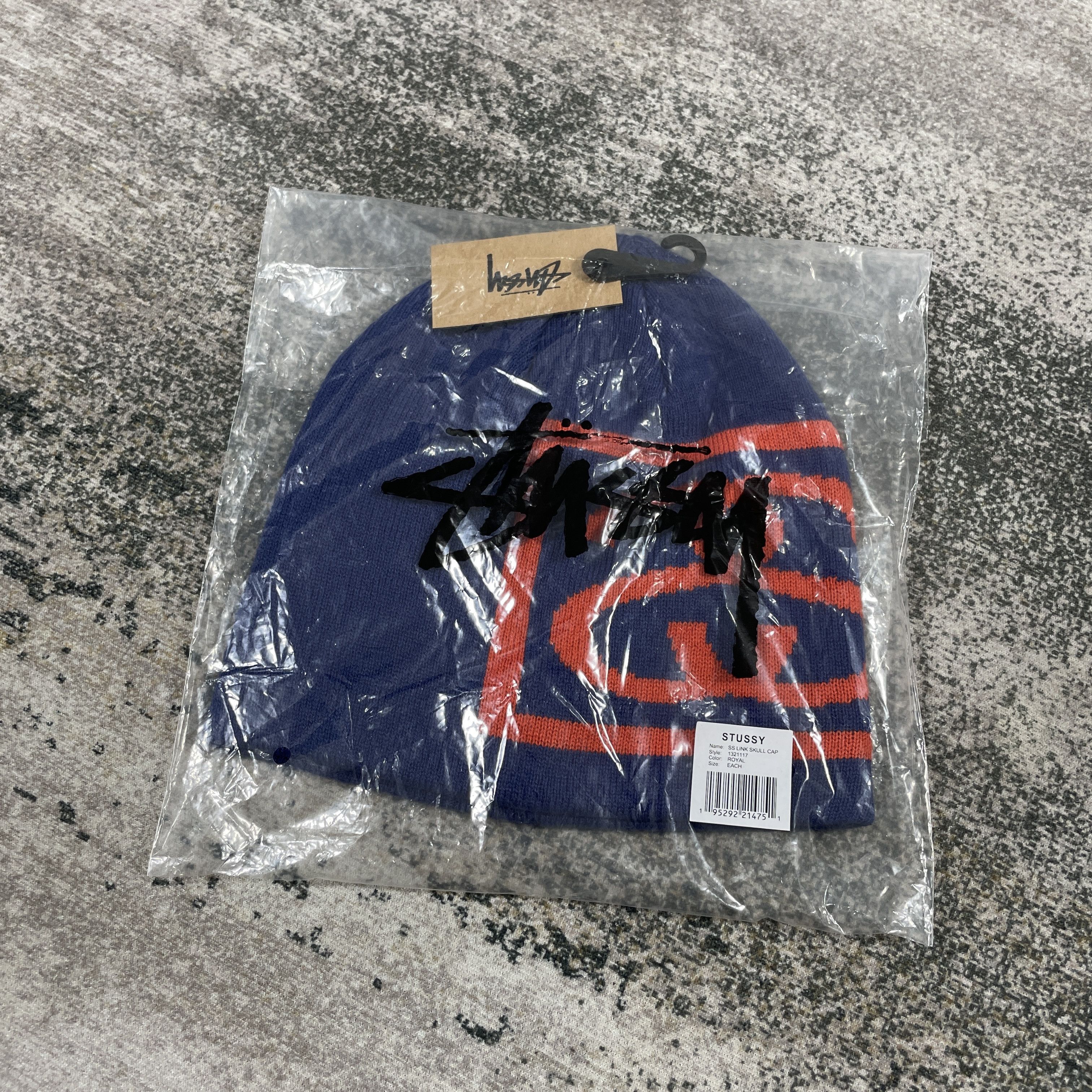 Stussy Stussy Big SS Link Skullcap Beanie - Royal Size ONE SIZE - 6 Thumbnail
