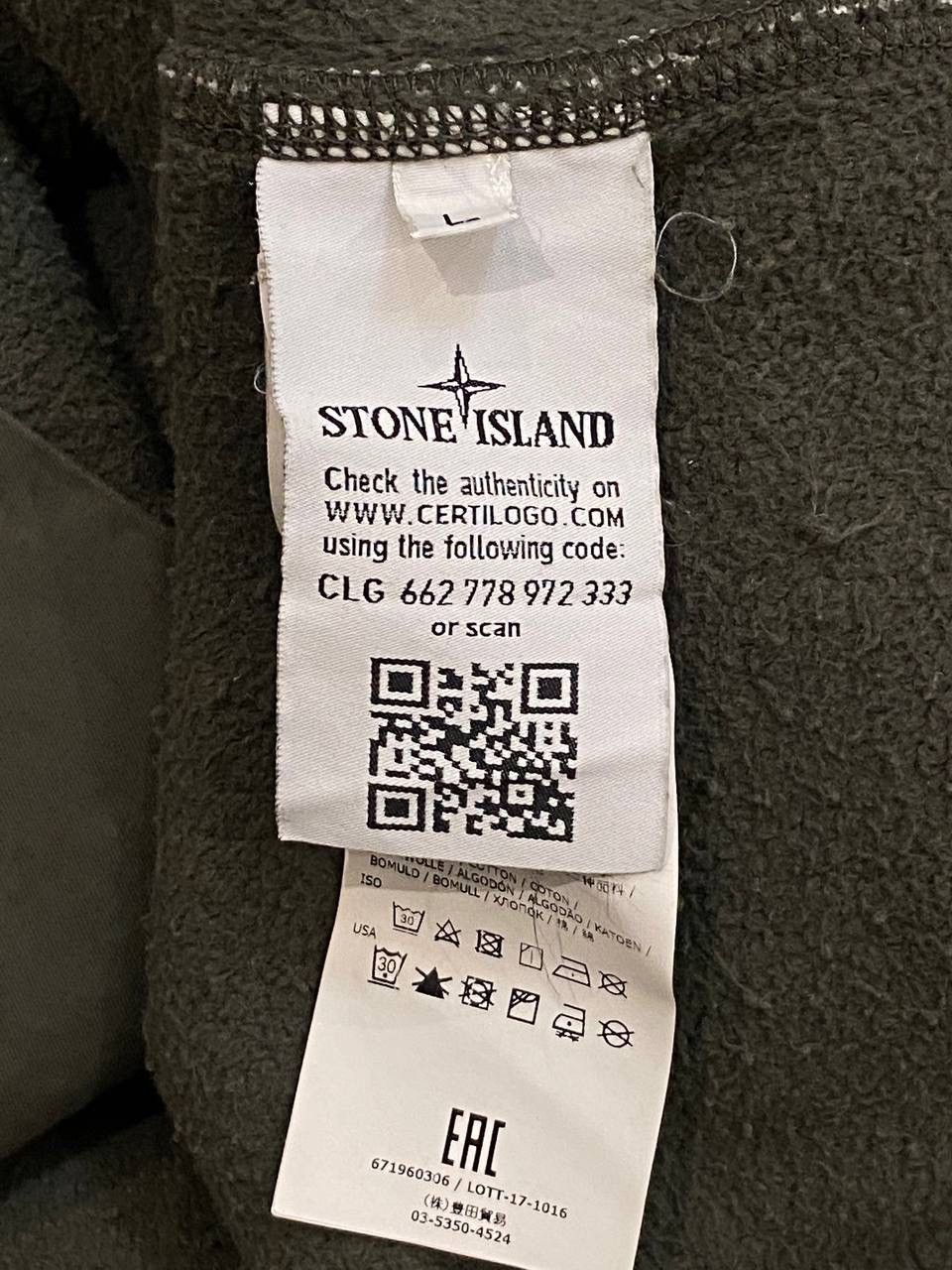 Stone Island × Stone Island Shadow Project Stone Island Shadow Project Asymmetric Fleece Hoodie Size US L / EU 52-54 / 3 - 4 Thumbnail