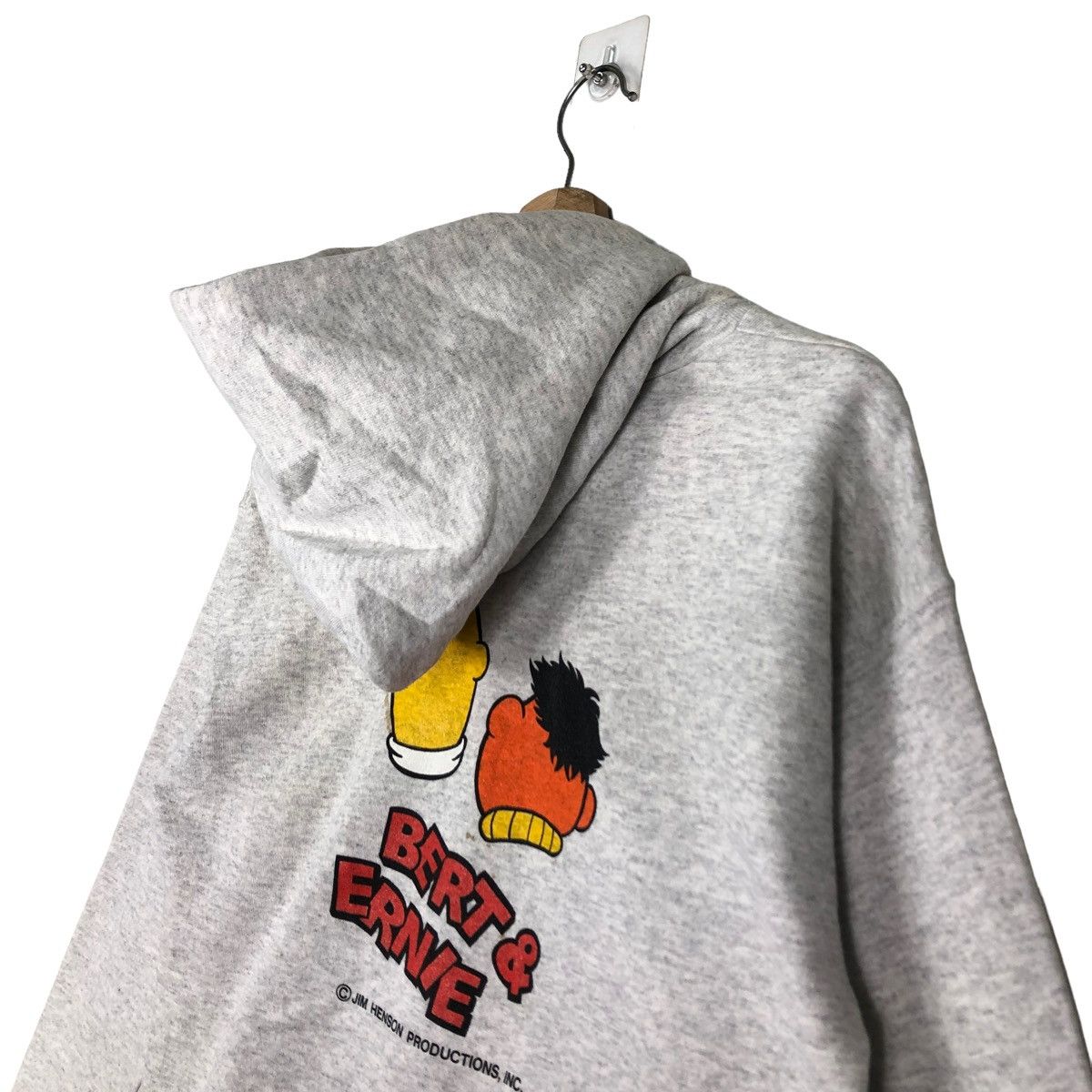 Vintage 🔥90’s VTG HOODIE PULL OVER BERT & ERNIE JIM HENSON PRODT. Size US M / EU 48-50 / 2 - 11 Thumbnail