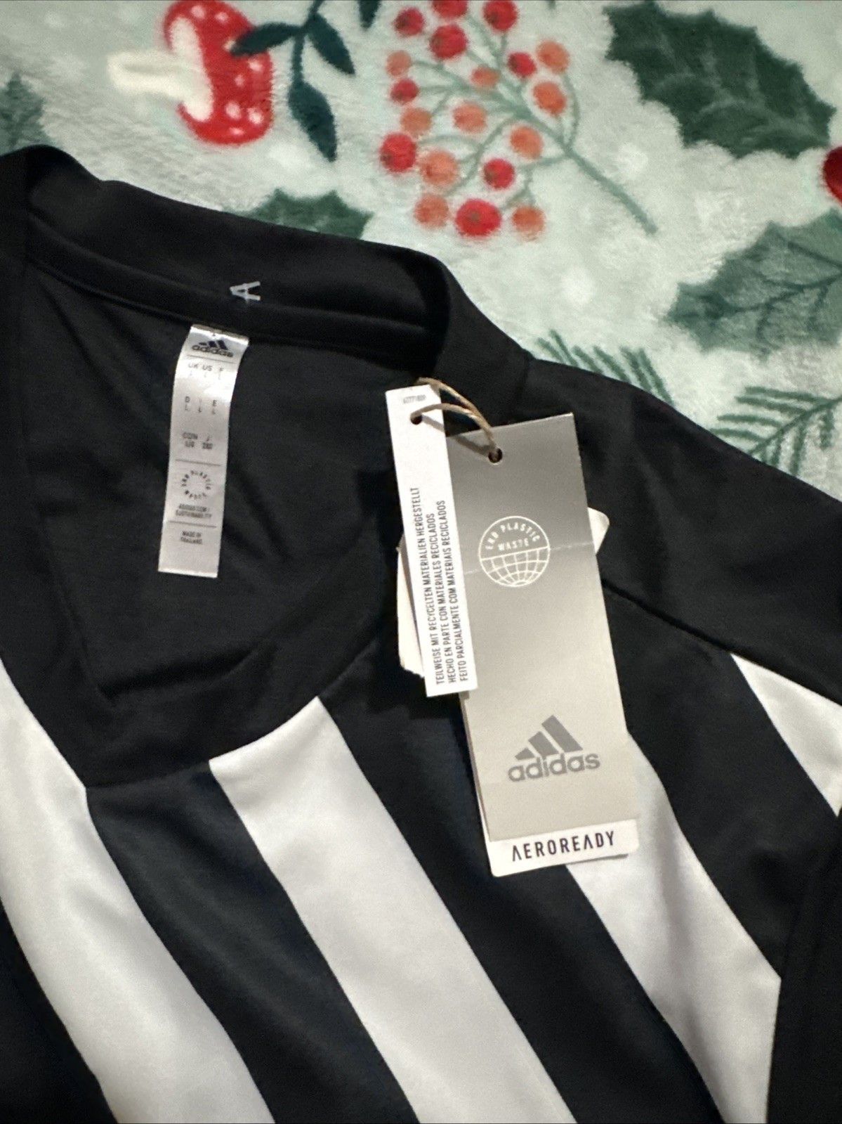 Adidas Adidas Entrada 22 Jersey Black & White Men’s Size Large Soc Size US L / EU 52-54 / 3 - 4 Thumbnail