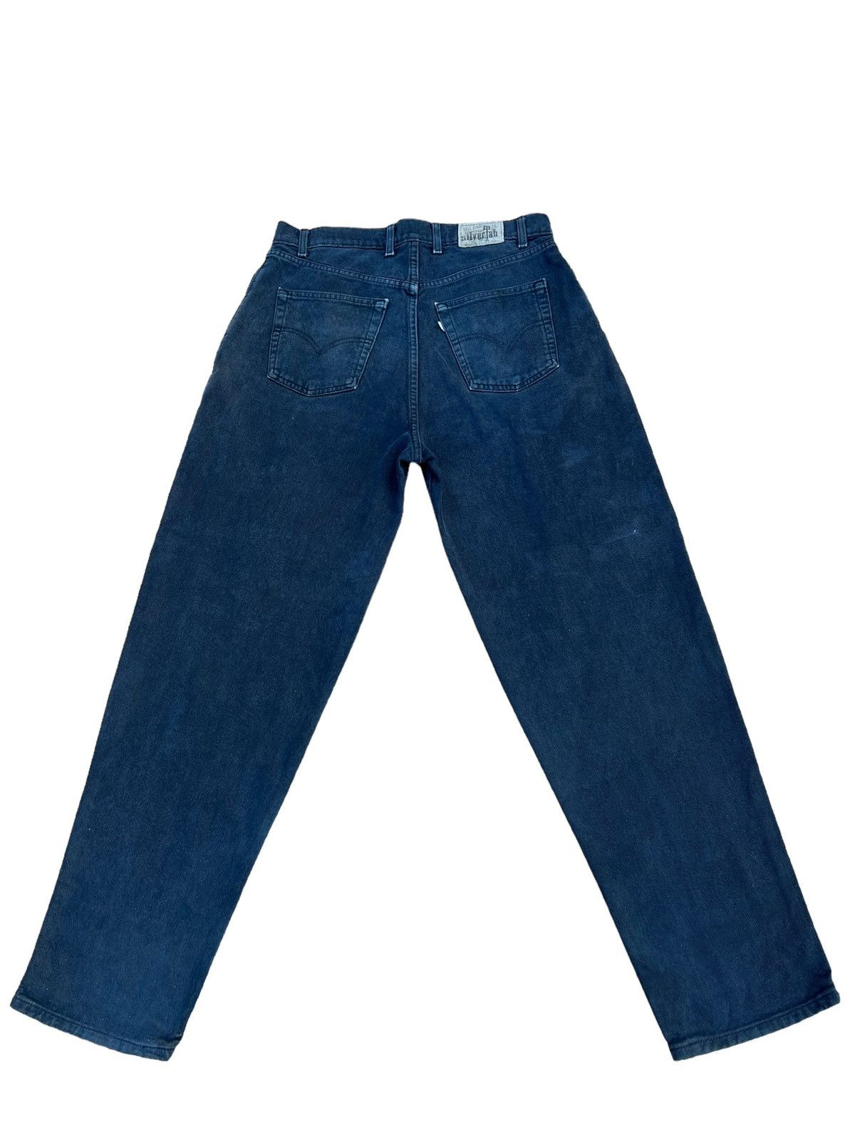 Levi's Vintage 1995 Levi’s Silvertab Faded Black Denim Baggy Jeans Size US 36 / EU 52 - 14 Thumbnail
