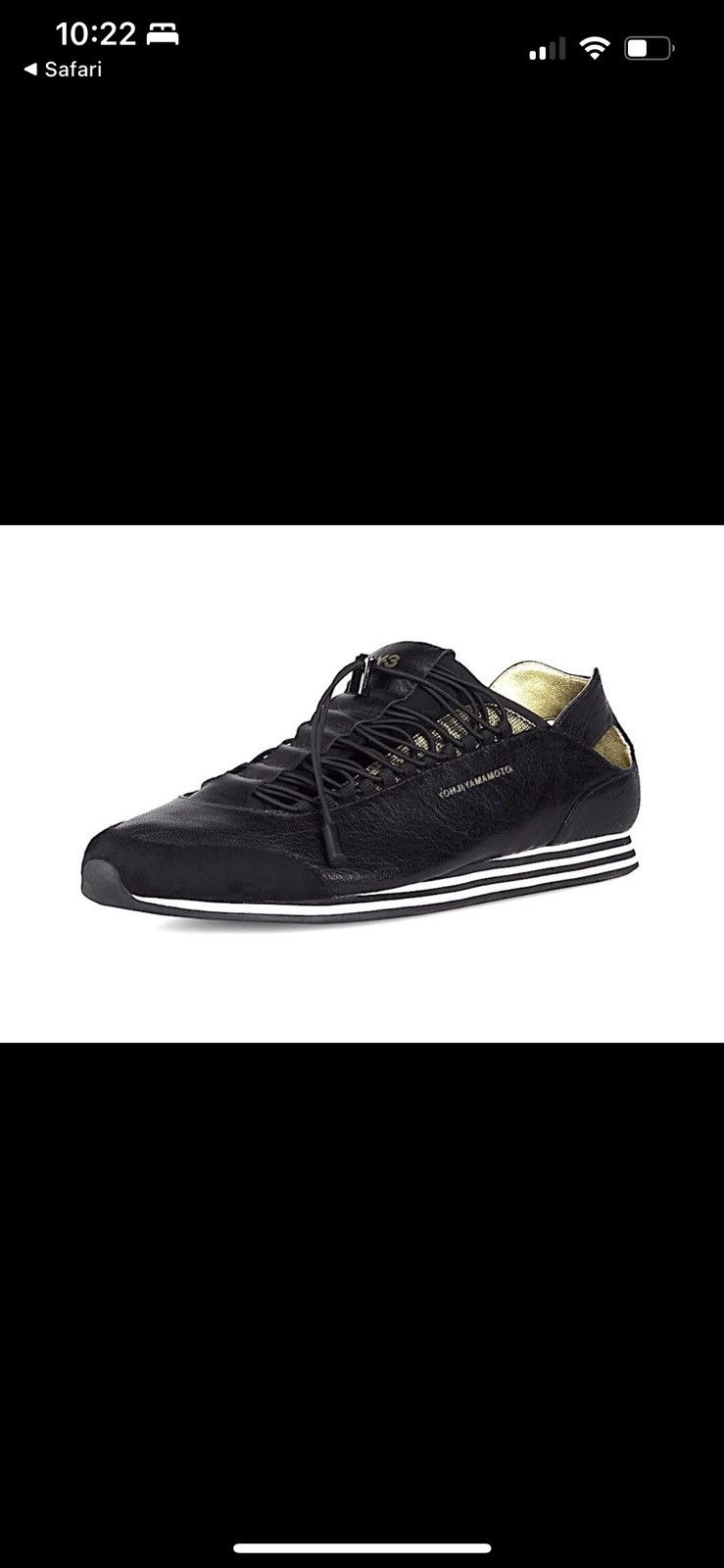 Y-3 VTG Yohji Yamamoto Adidas Y3 Speed Lace Leather Shoe G41161 Size US 10 / IT 40 - 12 Thumbnail