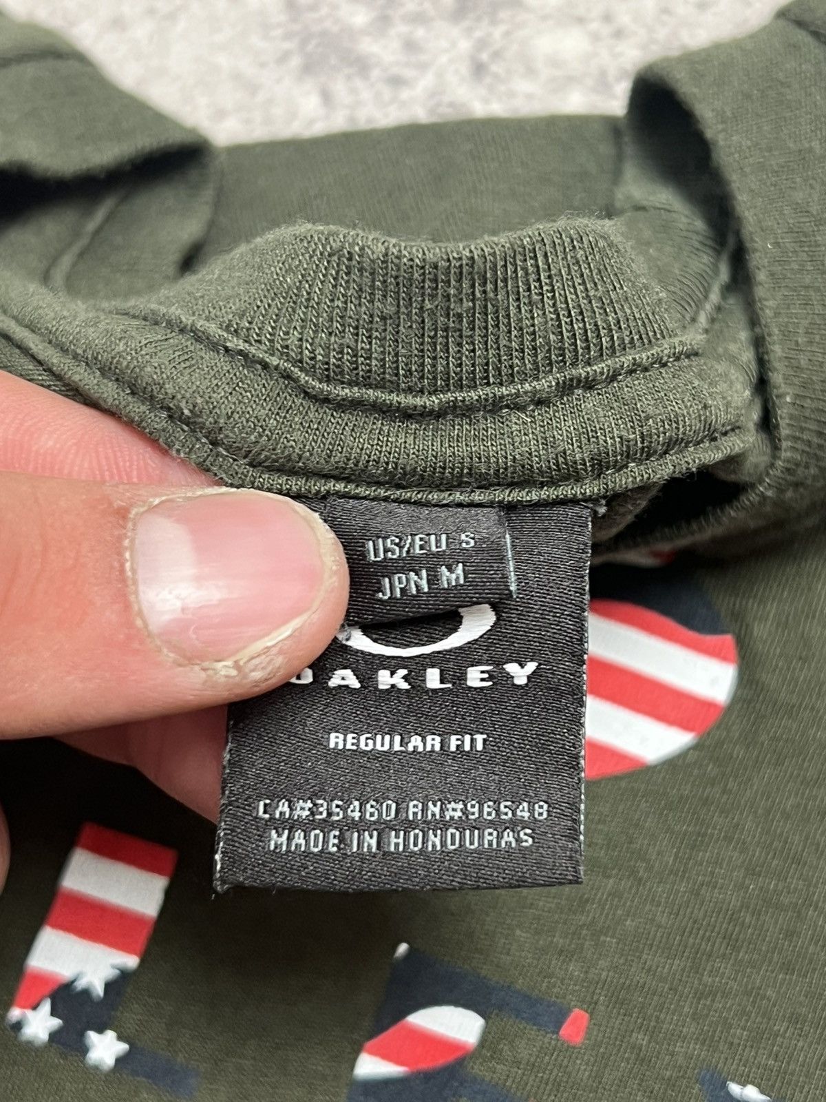 Oakley × Vintage Oakley Software Vintage USA Flag T-Shirt Tee 90s Size US S / EU 44-46 / 1 - 6 Thumbnail