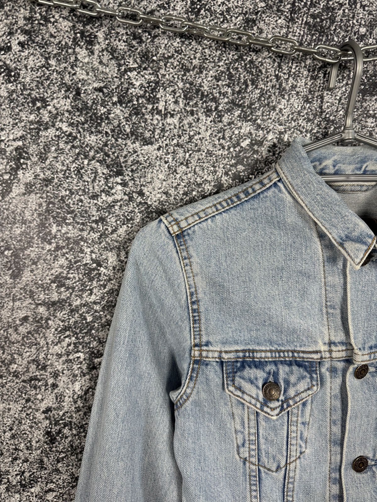 Levi's Vintage Levis Denim Jean Jacket For Girls 90s Retro Size XS Size XXS / US 00 / IT 34 - 3 Thumbnail