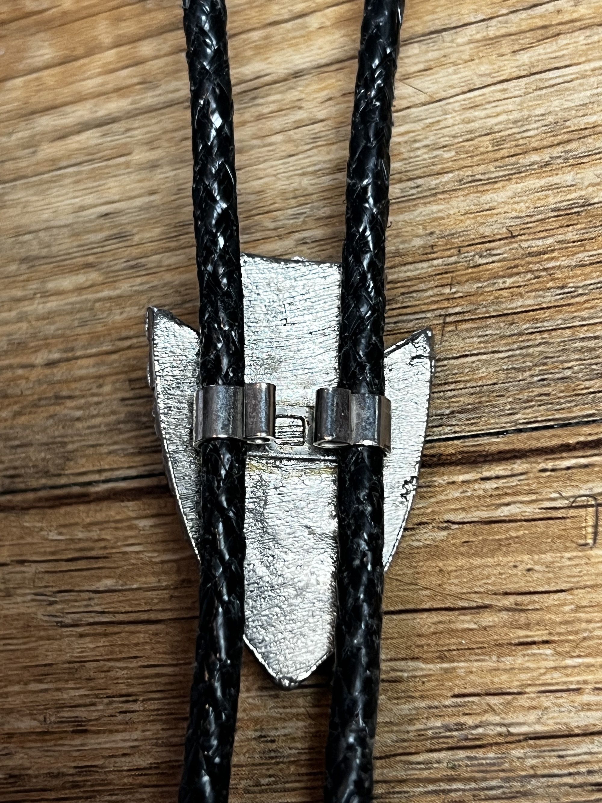 Vintage Vintage MCM Silver and Turquoise Bolo Neck Tie Size ONE SIZE - 6 Thumbnail
