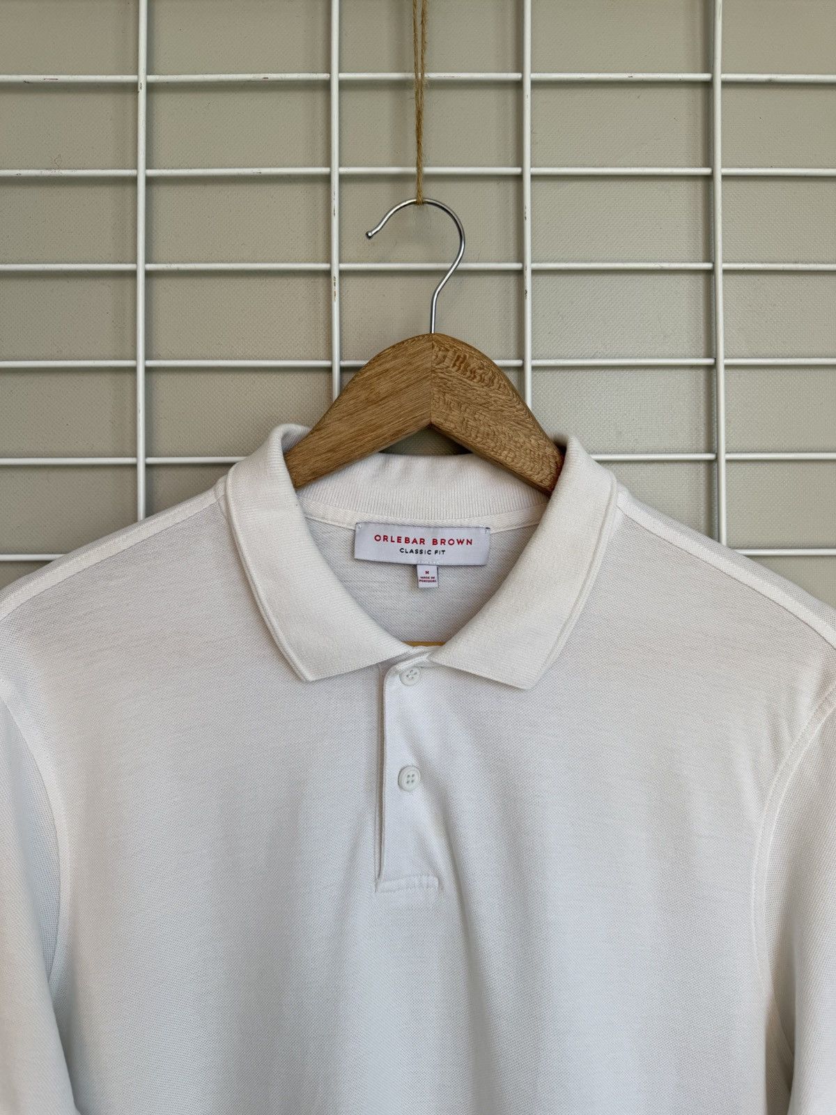 Orlebar Brown Orlebar Brown Jarrett Pique Polo Shirt Mens Size M Size US M / EU 48-50 / 2 - 2 Thumbnail