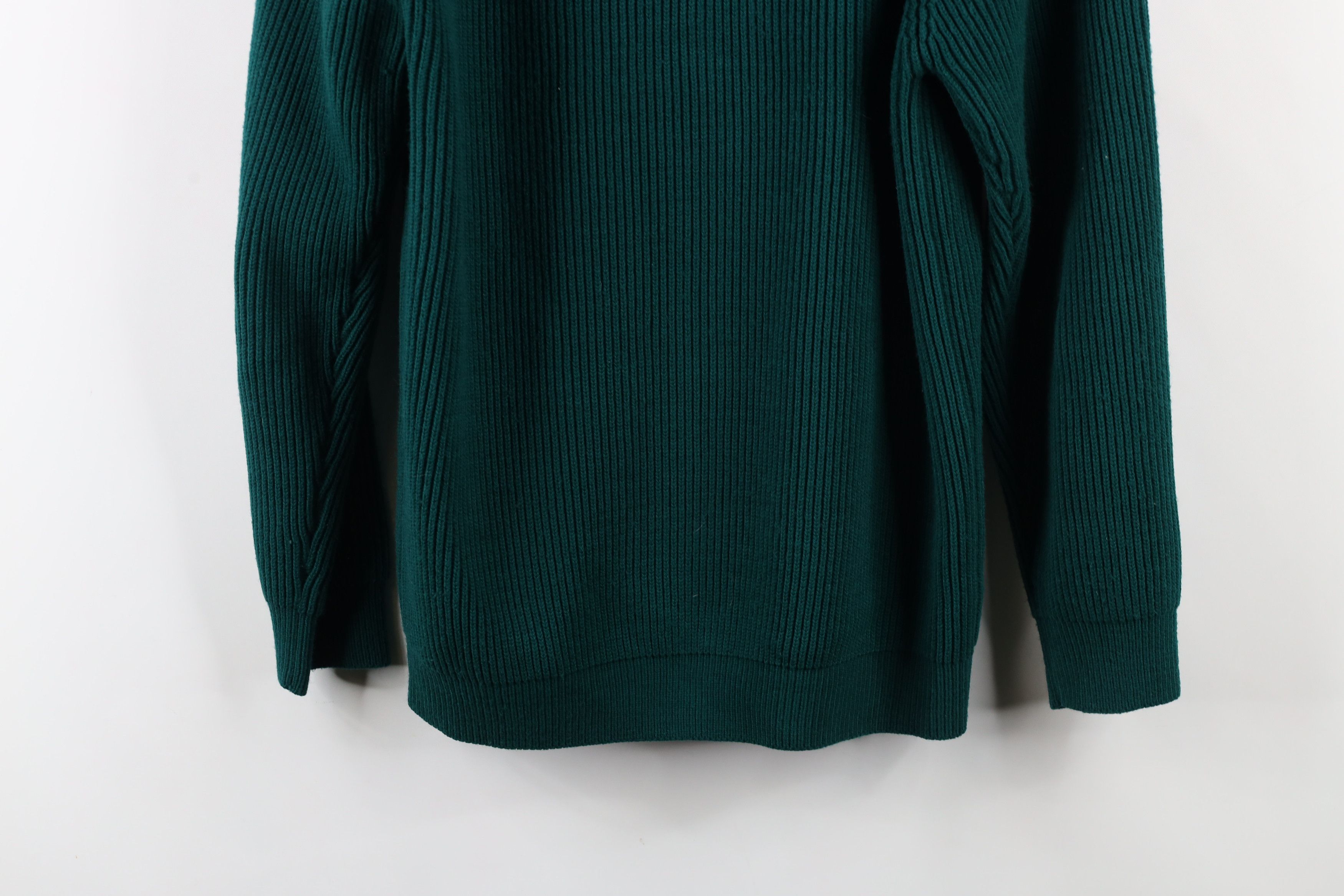 Vintage Vintage 70s Streetwear Ribbed Knit Shawl Cardigan Sweater Size L / US 10 / IT 46 - 10 Thumbnail