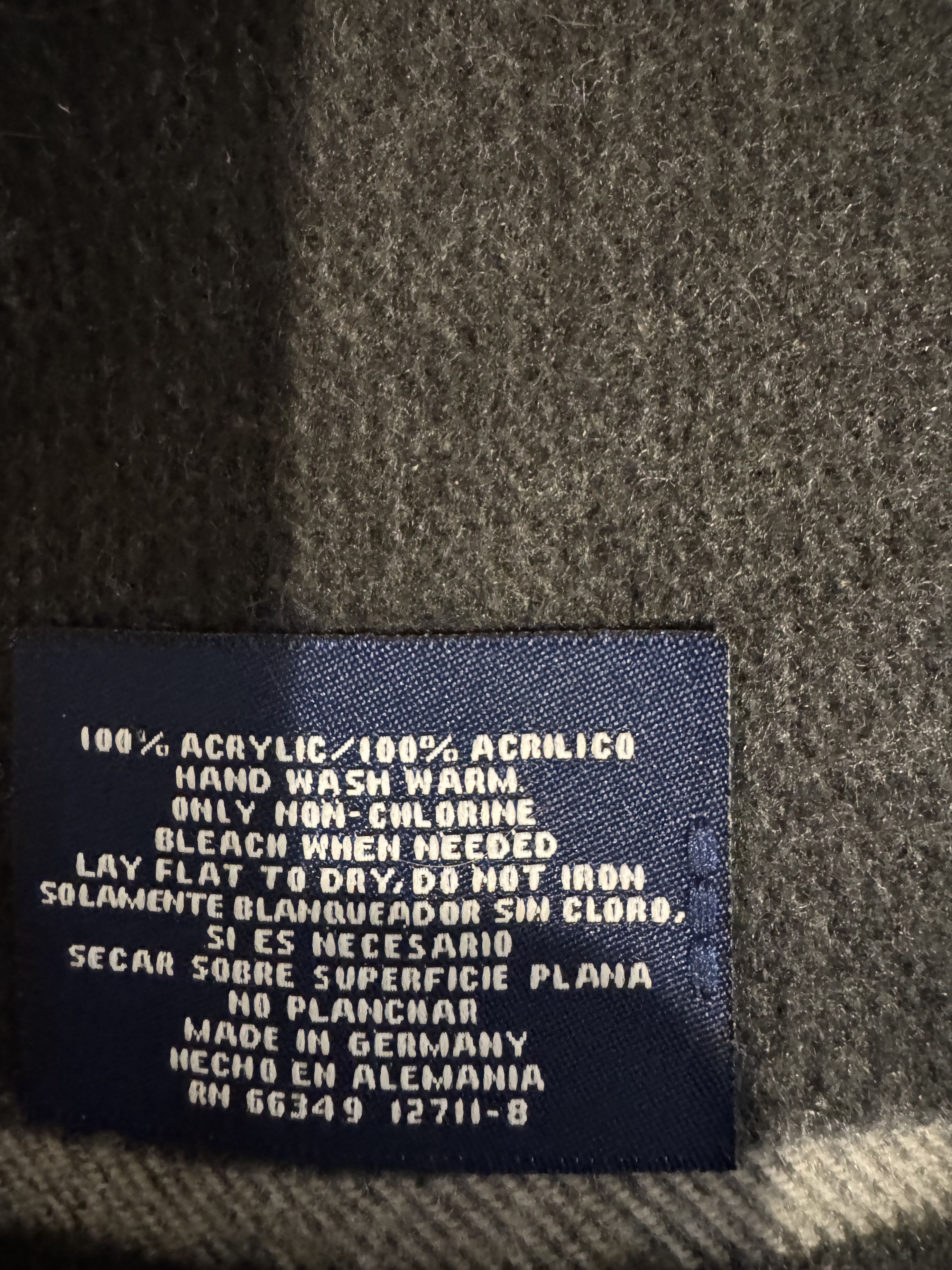 Other 100% Acrylic Dark Grey Scarf Size ONE SIZE - 2 Thumbnail