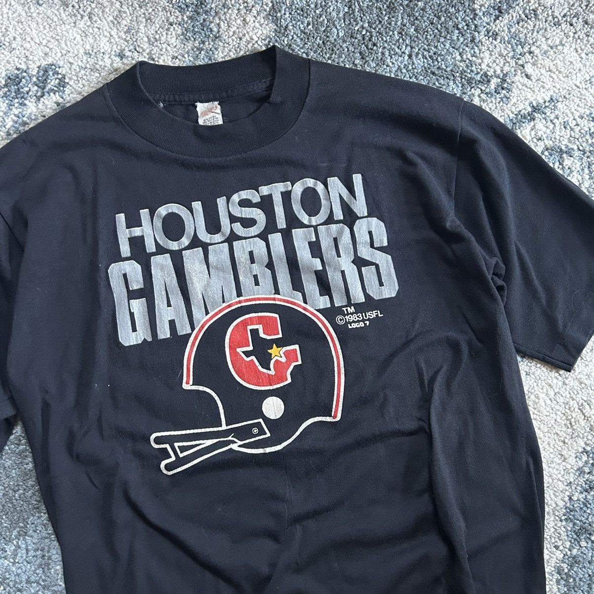 Keds 1983 USFL HEAVYWEiGHT HOUSTON GAMBLERS KEDSCO SiNGLE STiTCH Size US M / EU 48-50 / 2 - 2 Thumbnail