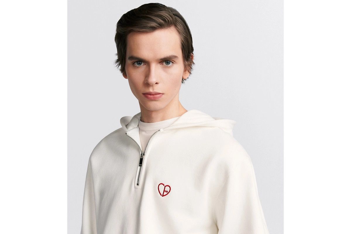 Dior o1bcso1str0226 Relaxed-Fit Hooded Sweatshirt in White Size US M / EU 48-50 / 2 - 7 Thumbnail