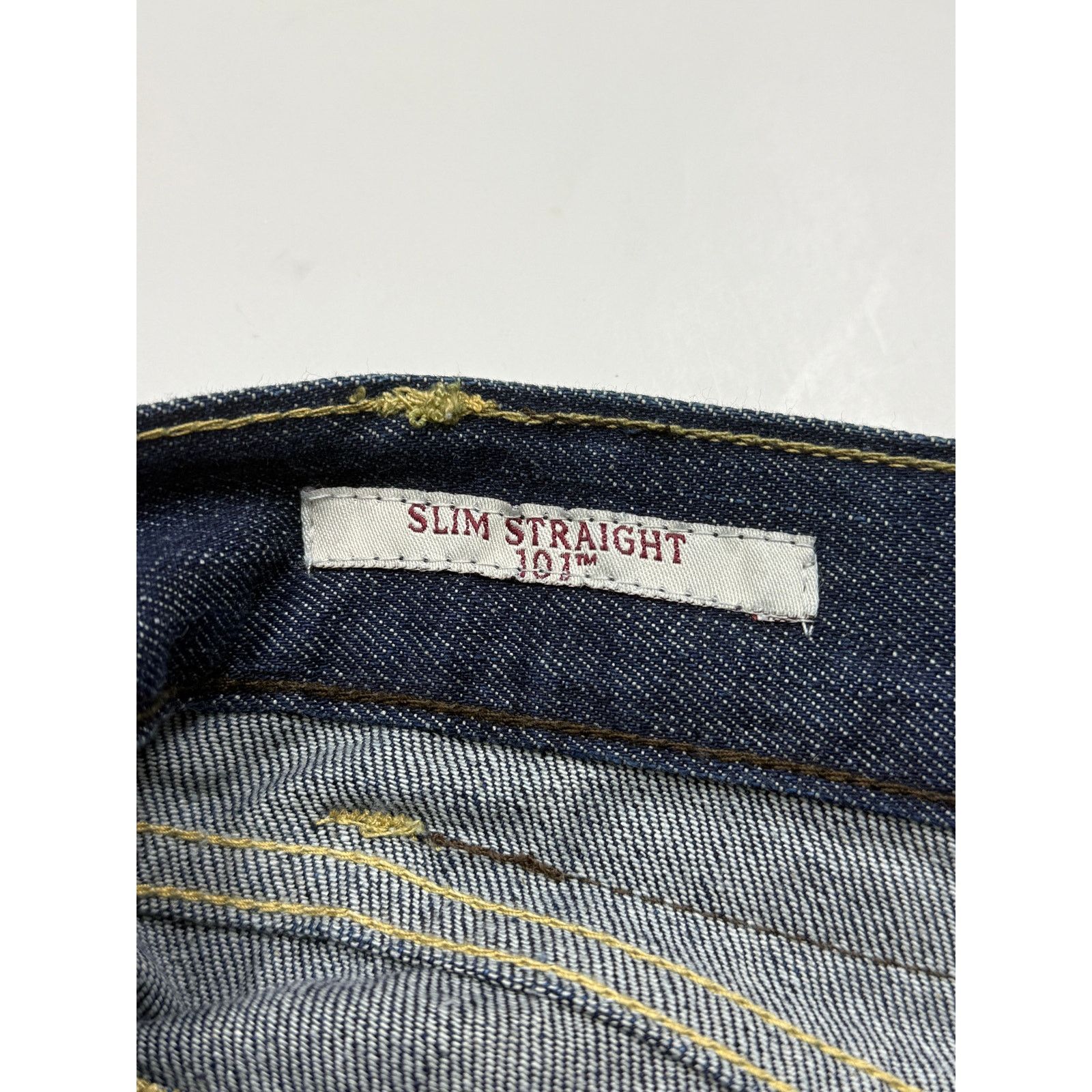 Vintage Vintage Y2K JNCO Slim Straight 101 Dark Wash Size 42W Size US 42 / EU 58 - 4 Thumbnail