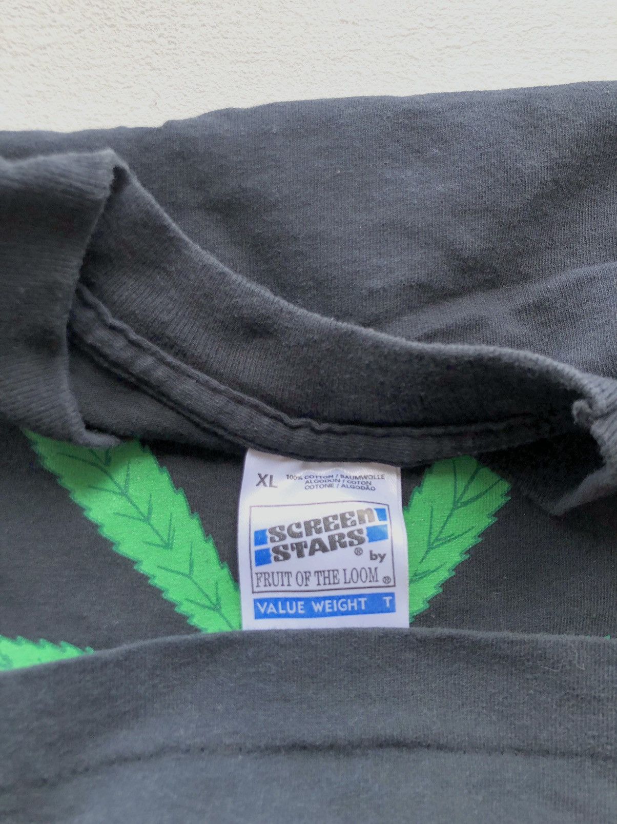 Vintage Very rare vintage single stitch 90s Hush Cannabis Hook-ups Size US XL / EU 56 / 4 - 8 Thumbnail
