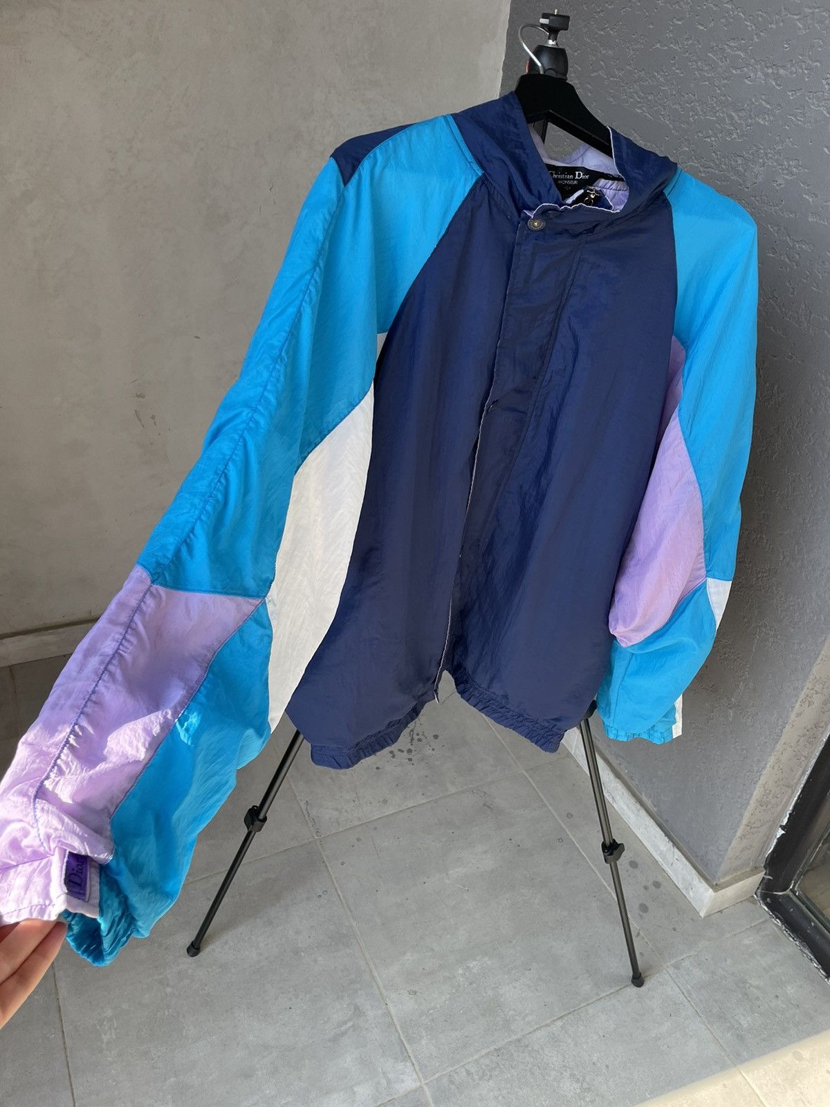 Christian Dior Monsieur × Dior × Vintage Christian Dior Sports Vintage Bomber Jacket Windbreaker Size US L / EU 52-54 / 3 - 2 Thumbnail