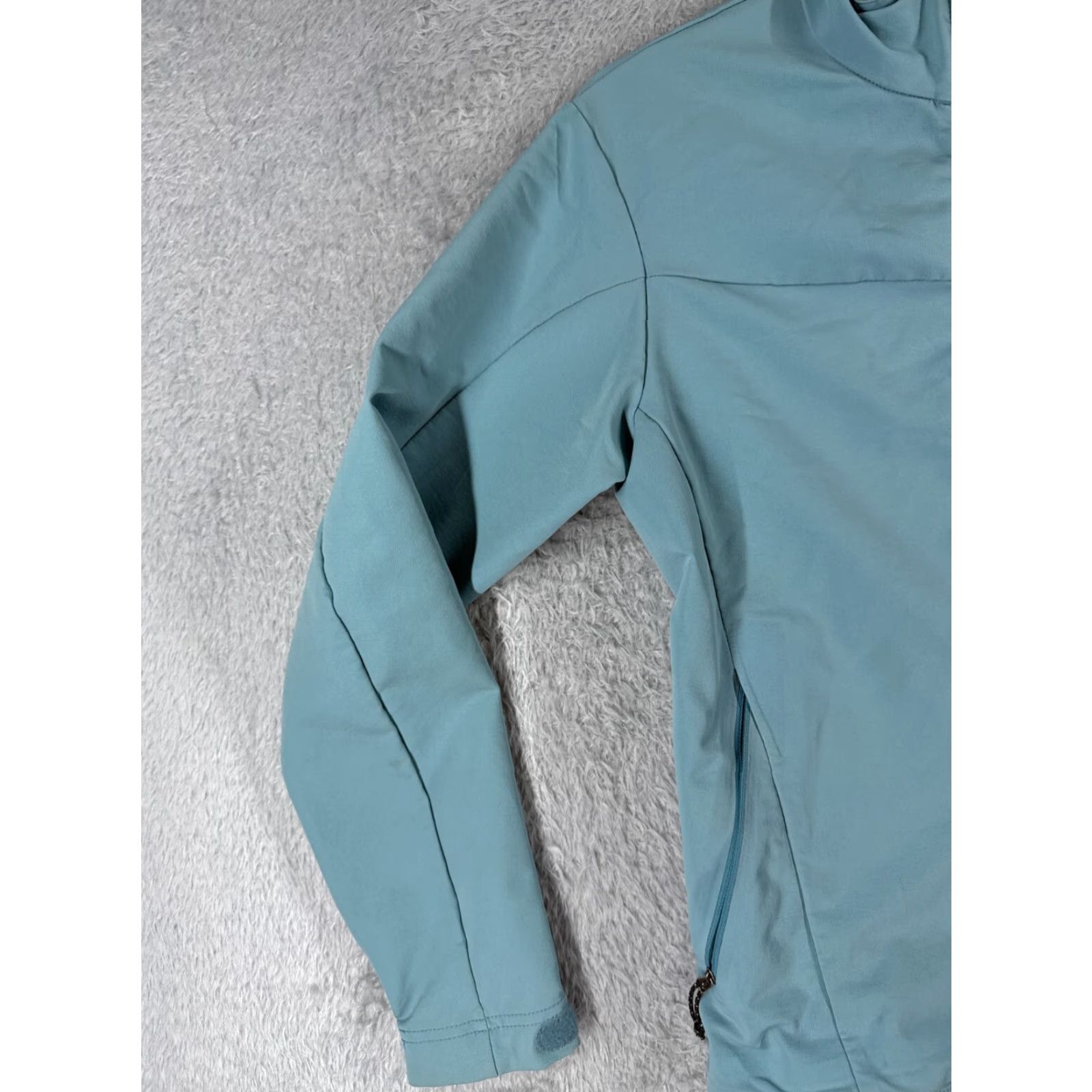 Mountain Hardwear Mountain Hardwear Jacket Womens Medium Blue Full Zip Nylon Blend Mock Neck Jacket Womens Medium Blue Full Zip Nylon Blend Mock Neck Size M / US 6-8 / IT 42-44 - 6 Thumbnail