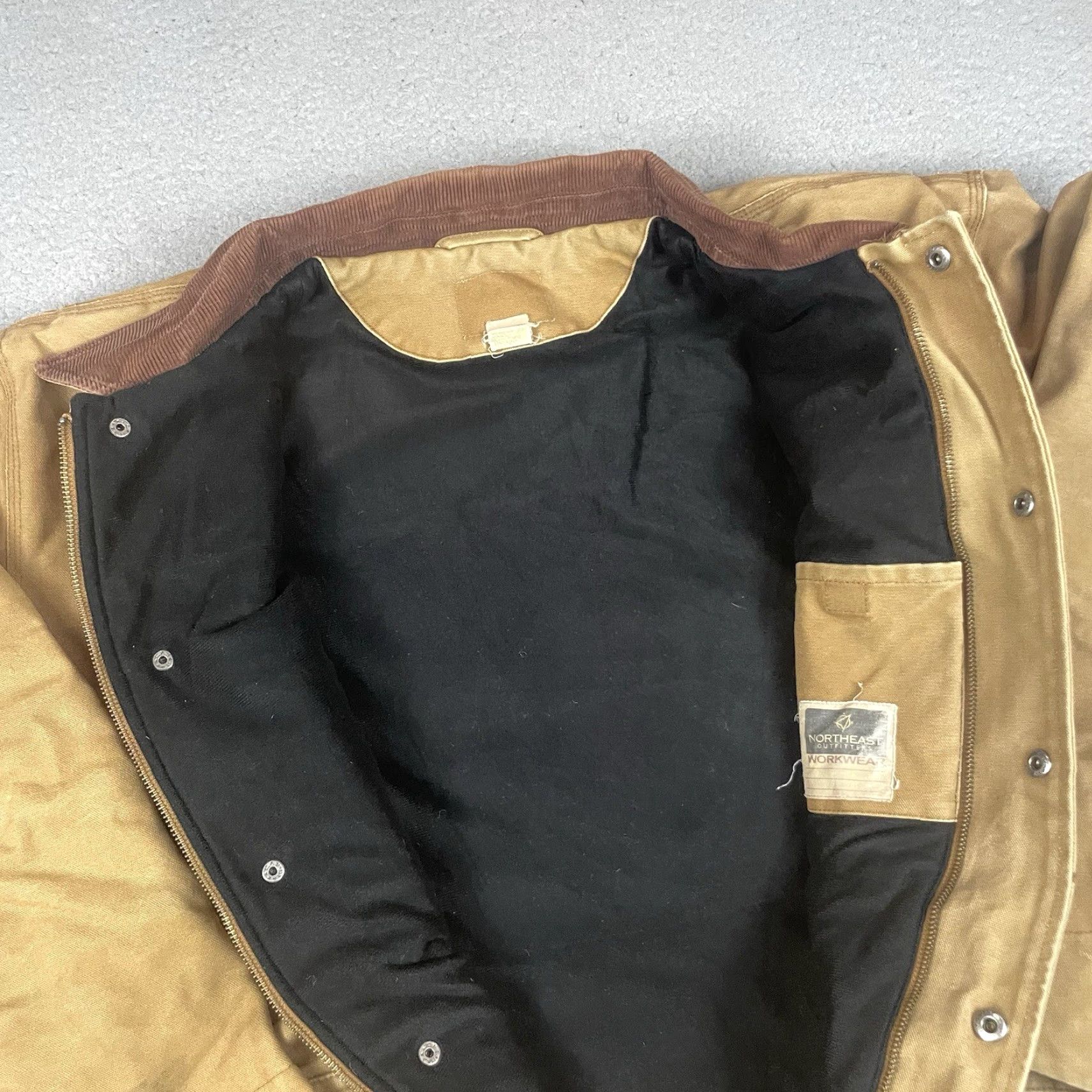 Vintage Northeast Outfitters Jacket Adult XL Beige Workwear Thinsulate Lined Duck Canvas Size US XL / EU 56 / 4 - 7 Thumbnail
