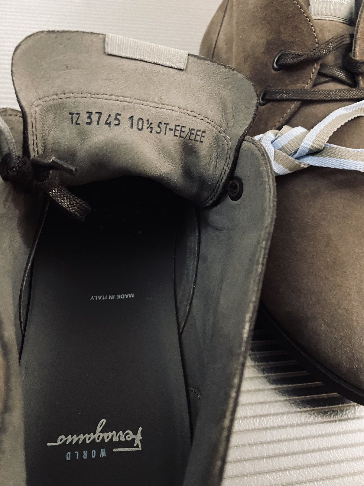 Salvatore Ferragamo Ferragamo ?? eco friendly mud suede 