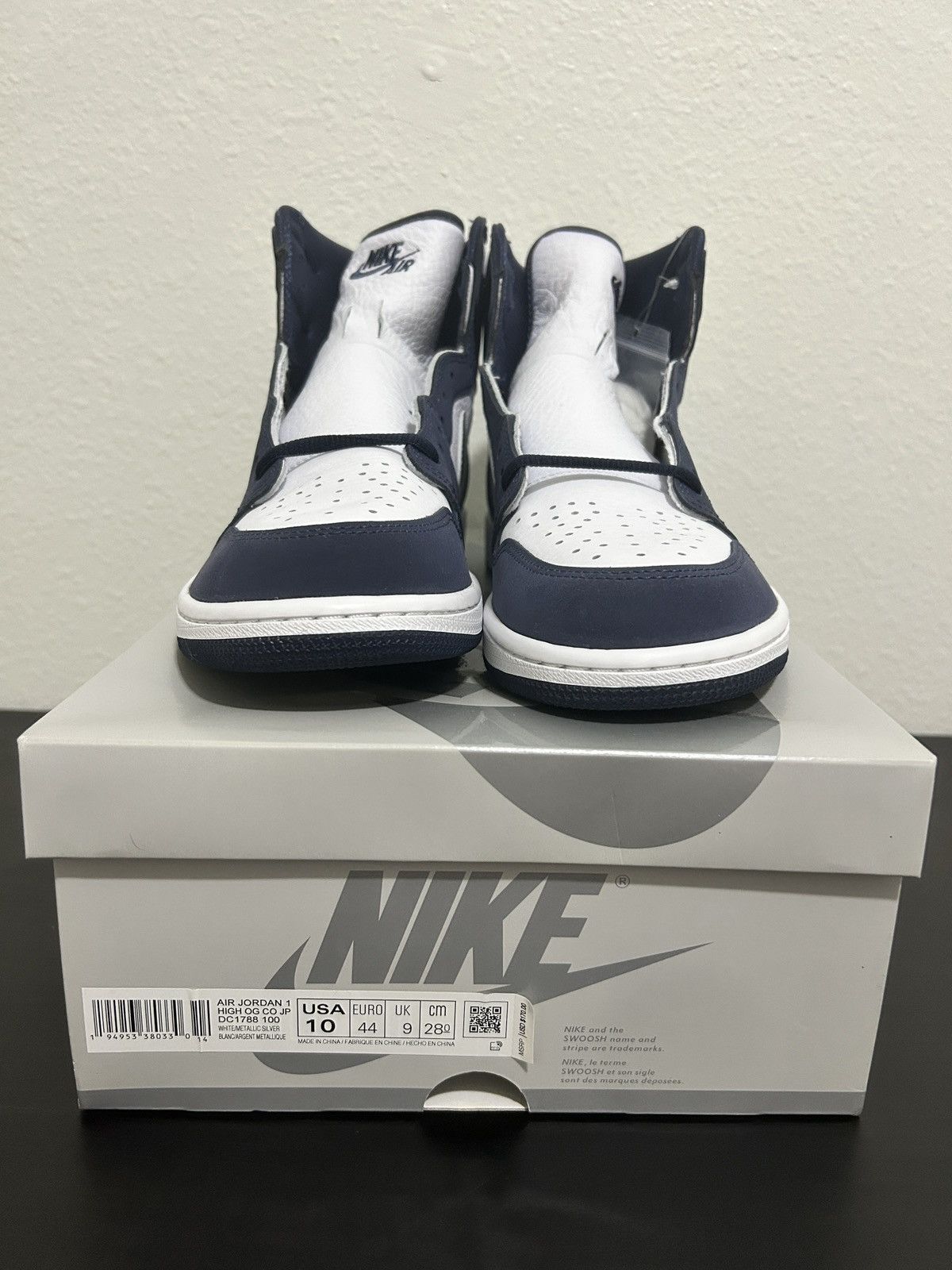Jordan Brand Jordan 1 CO.JP Midnight Size US 10 / EU 43 - 4 Thumbnail