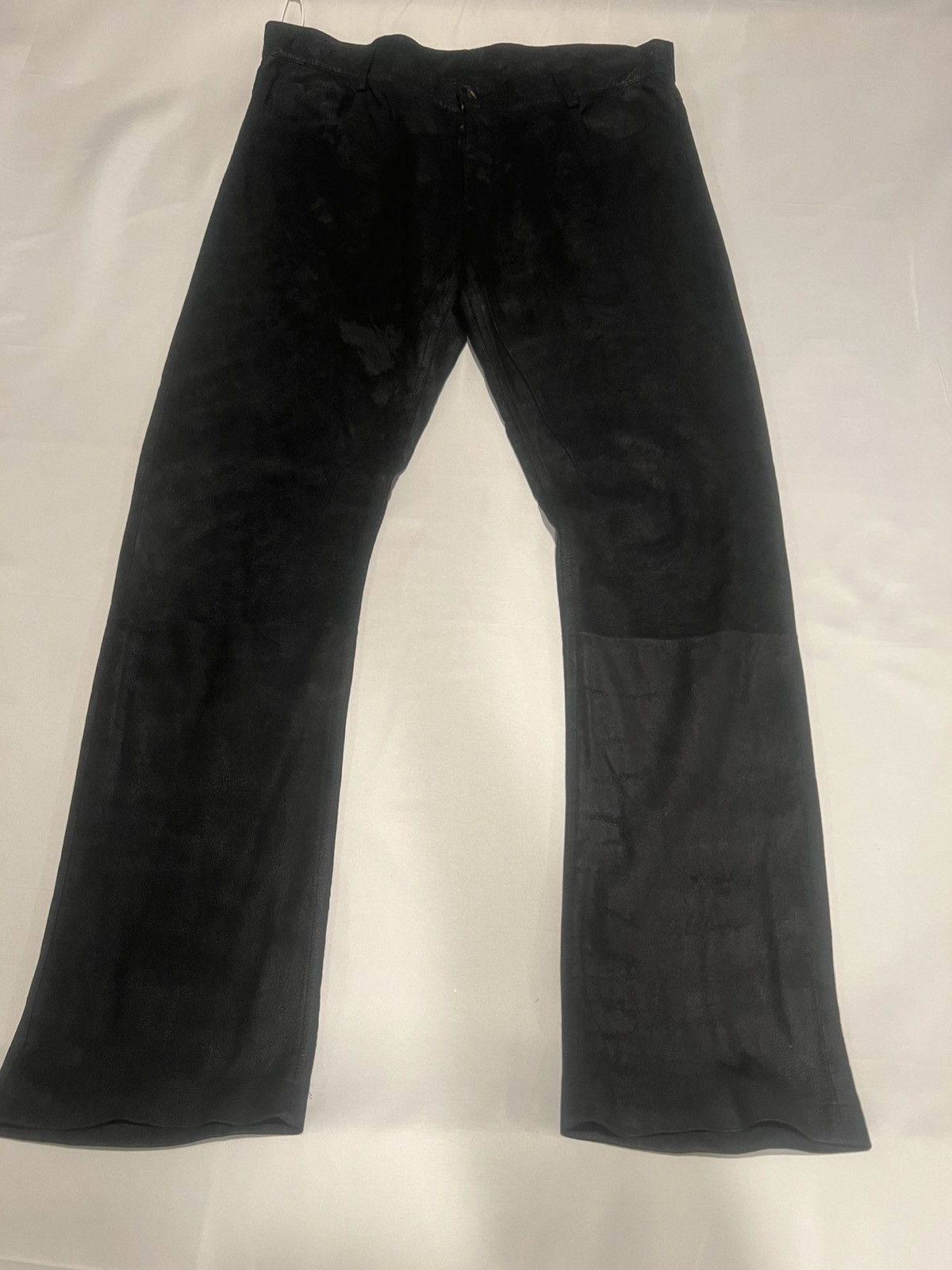 Rick Owens Rick Owens Mens lamb leather pants. XL Size US 35 - 1 Thumbnail
