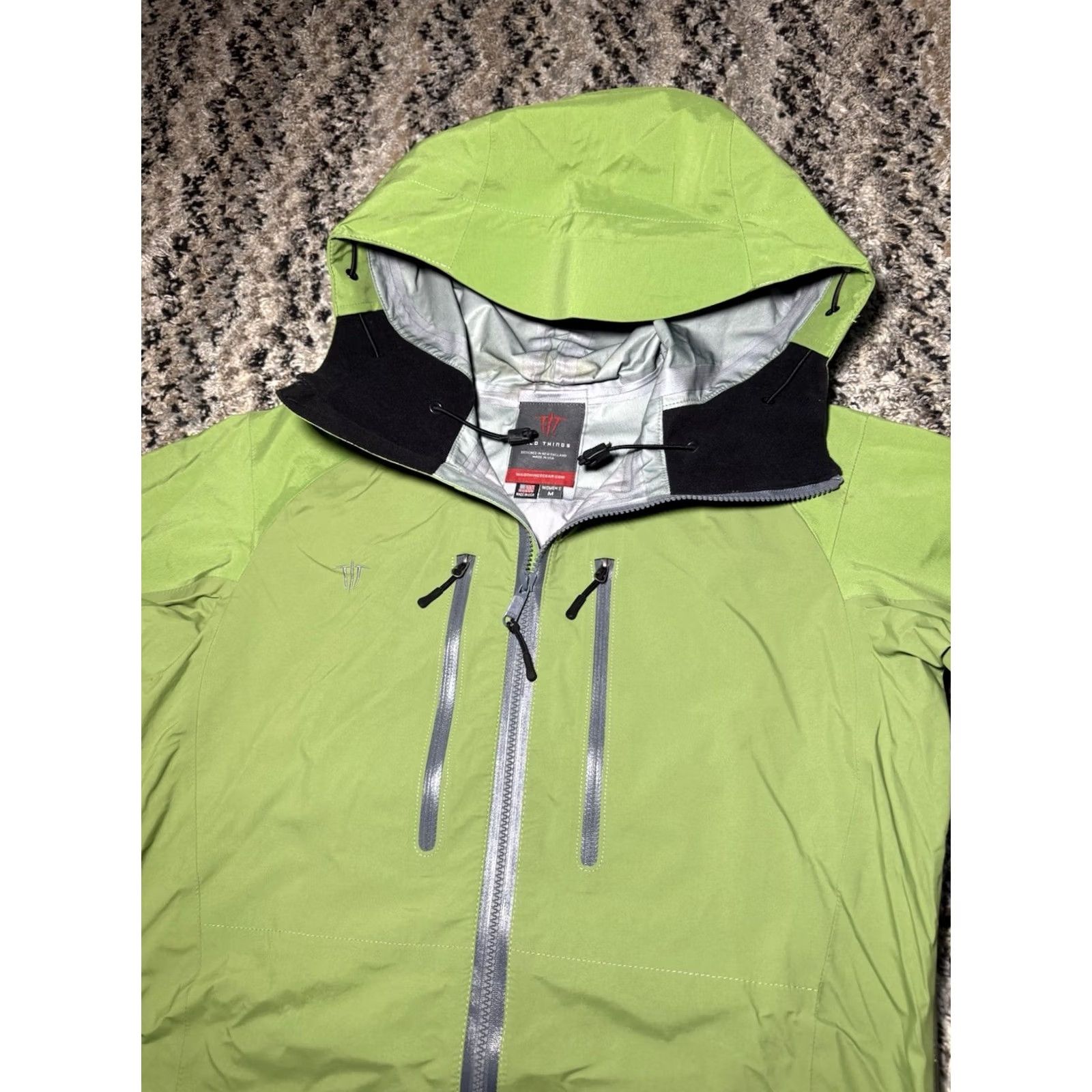 Wild Things VINTAGE Woman’s Medium Wild Things Alpinist Hardshell Jacket Green -> Size M / US 6-8 / IT 42-44 - 4 Thumbnail