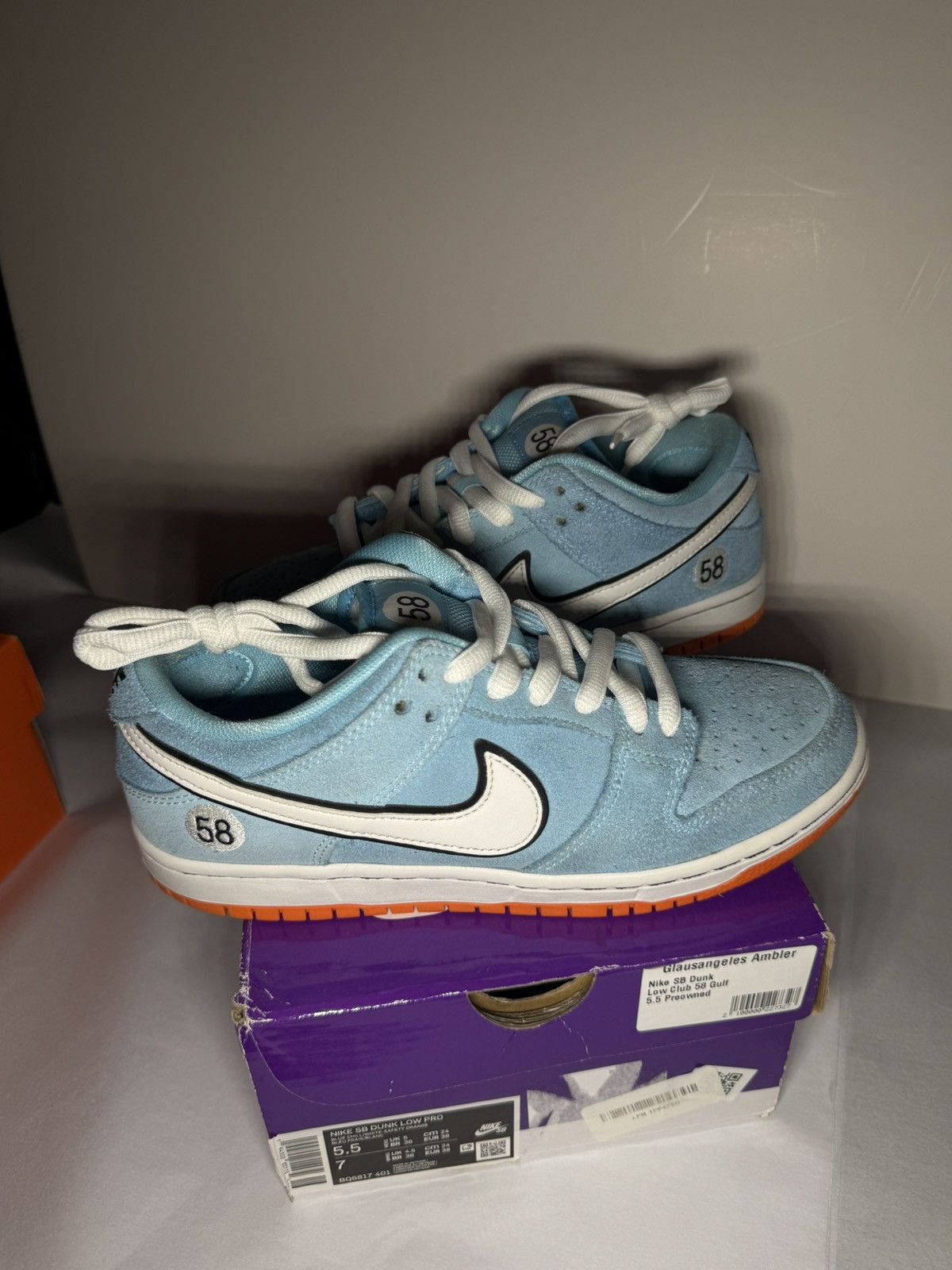 Nike Nike sb dunk low premium gulf “58” size 5.5 Size US 5.5 / EU 38 - 4 Thumbnail