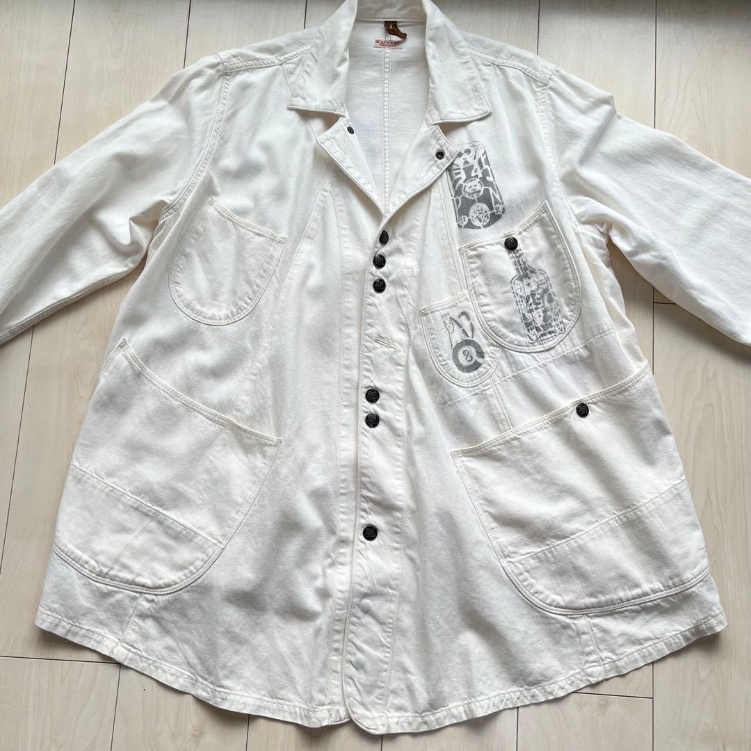 Kapital Kapital Cat Sake Flare Drawings Lab painter chore coat Size US L / EU 52-54 / 3 - 2 Thumbnail