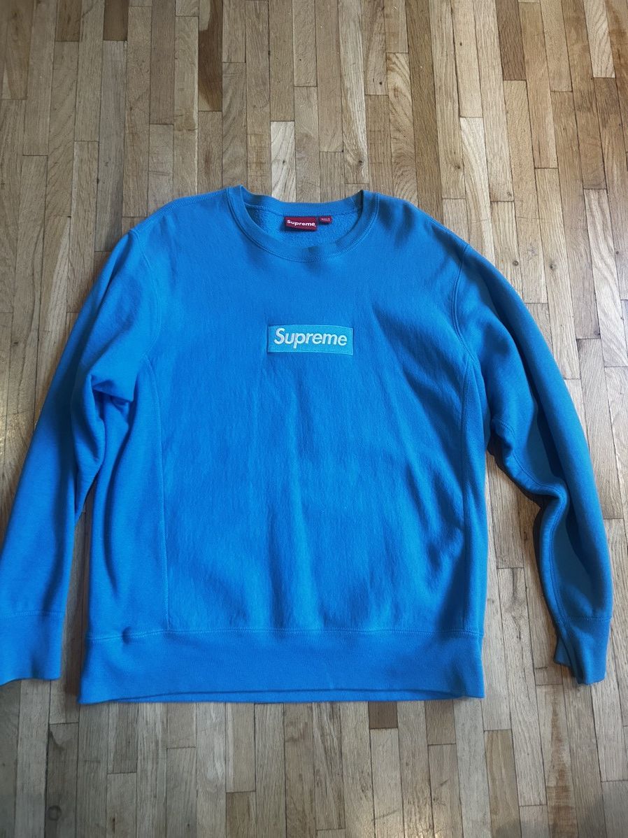 Supreme Blue Supreme Box Logo Size US L / EU 52-54 / 3 - 7 Thumbnail
