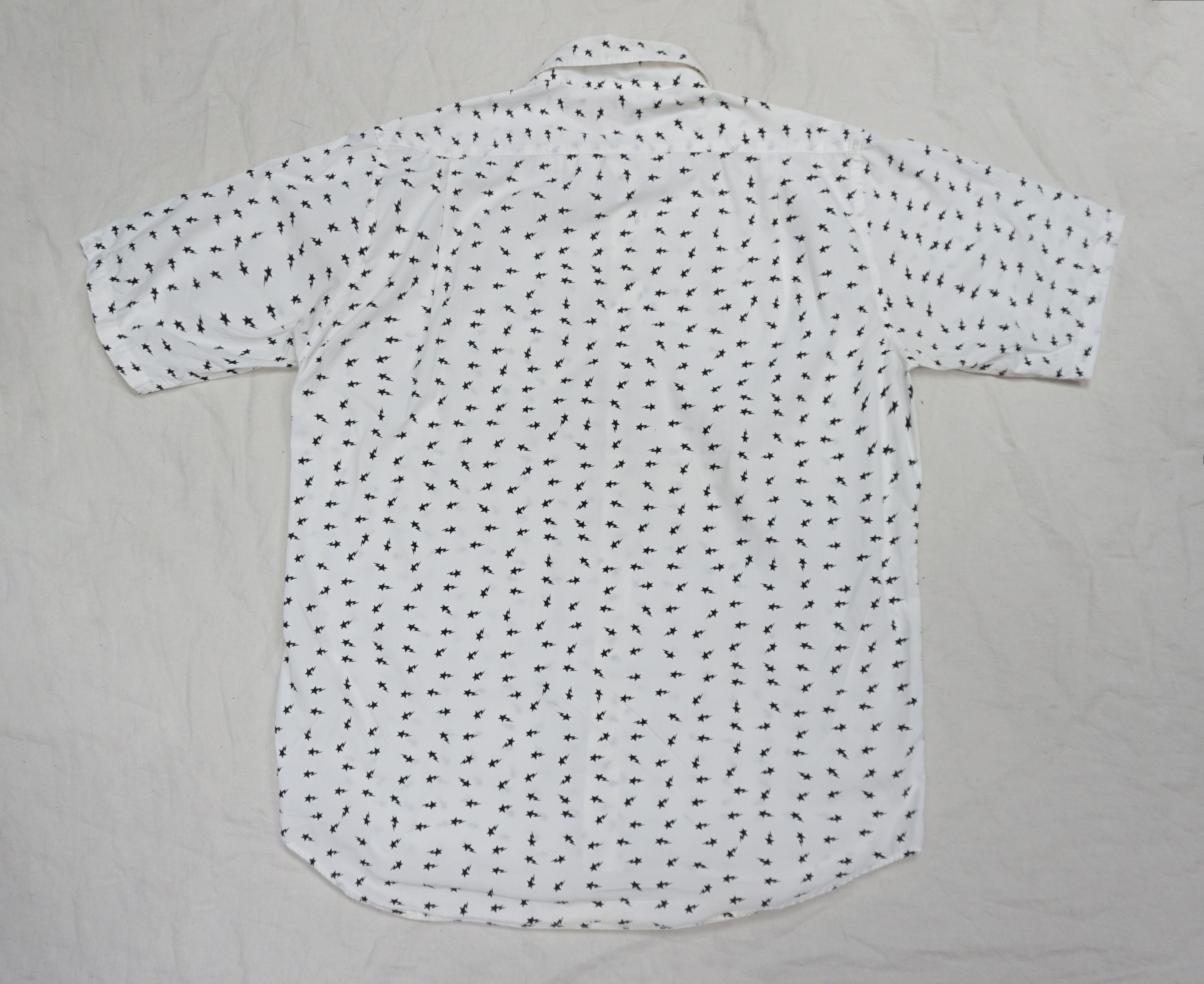 Bape × Vintage A Bathing Ape Star Print Button ups Shirt Size US XL / EU 56 / 4 - 8 Thumbnail