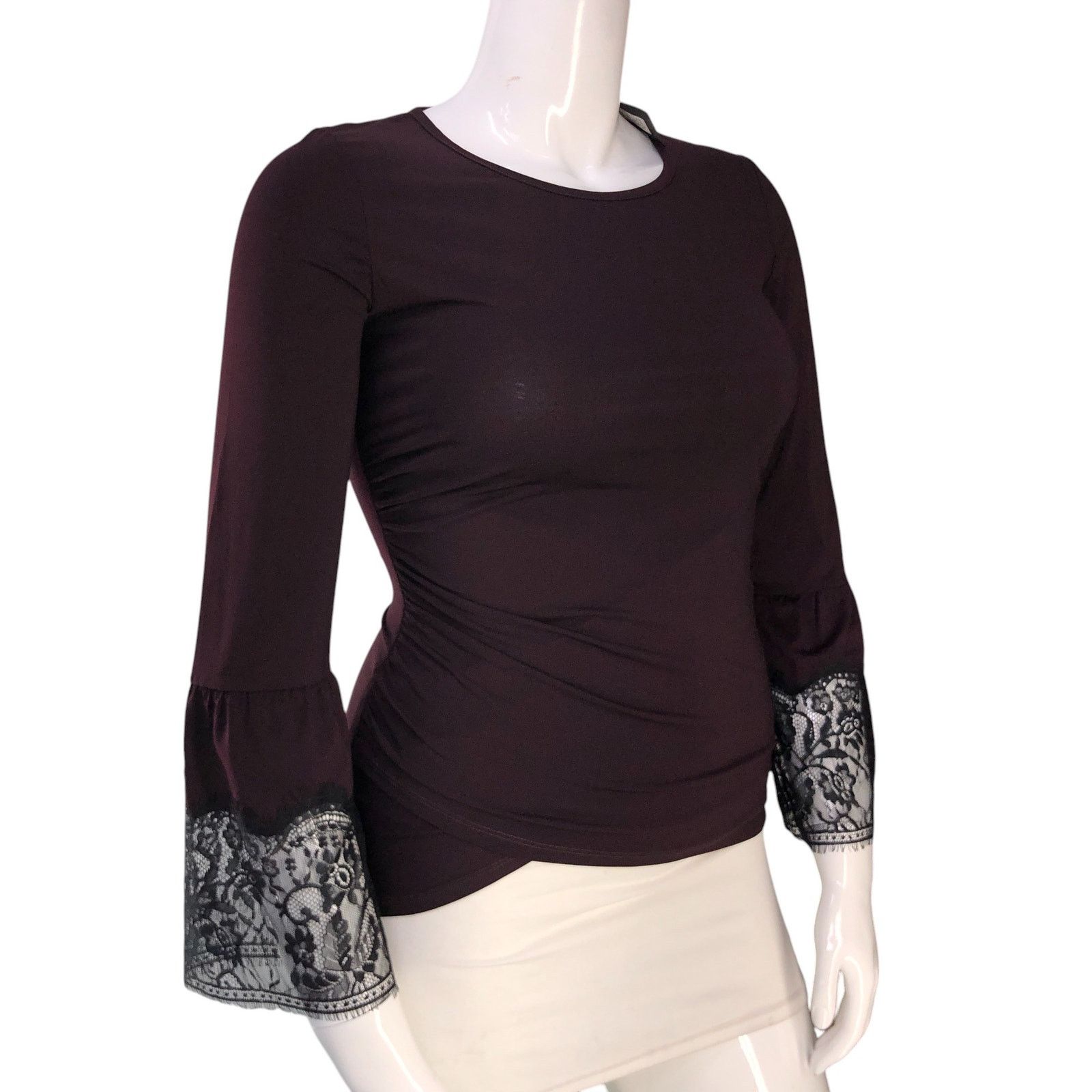 KOBI HALPERIN Kobi Halperin Size M Blouse Miley Top 3/4 Lace Sleeve NEW Size M / US 6-8 / IT 42-44 - 10 Thumbnail