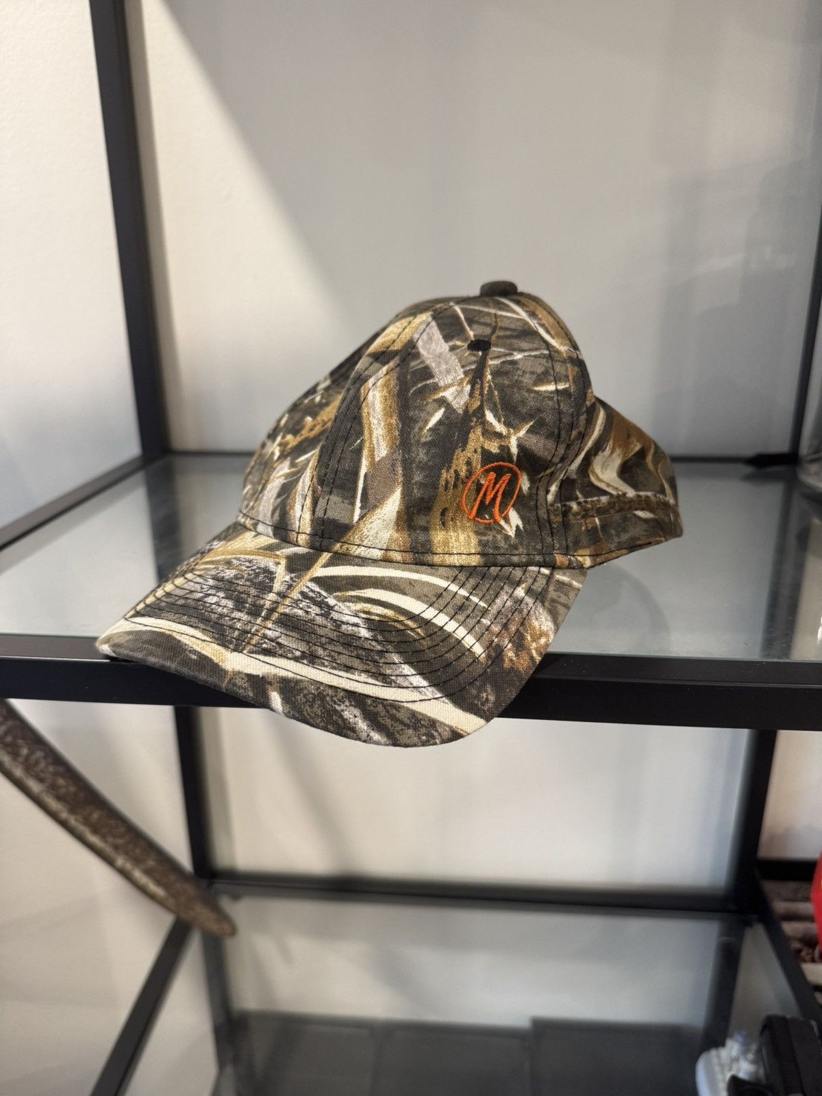 Realtree AJM RealTree Camo Hat Vintage Orange M Logo Classic Size ONE SIZE - 1 Thumbnail