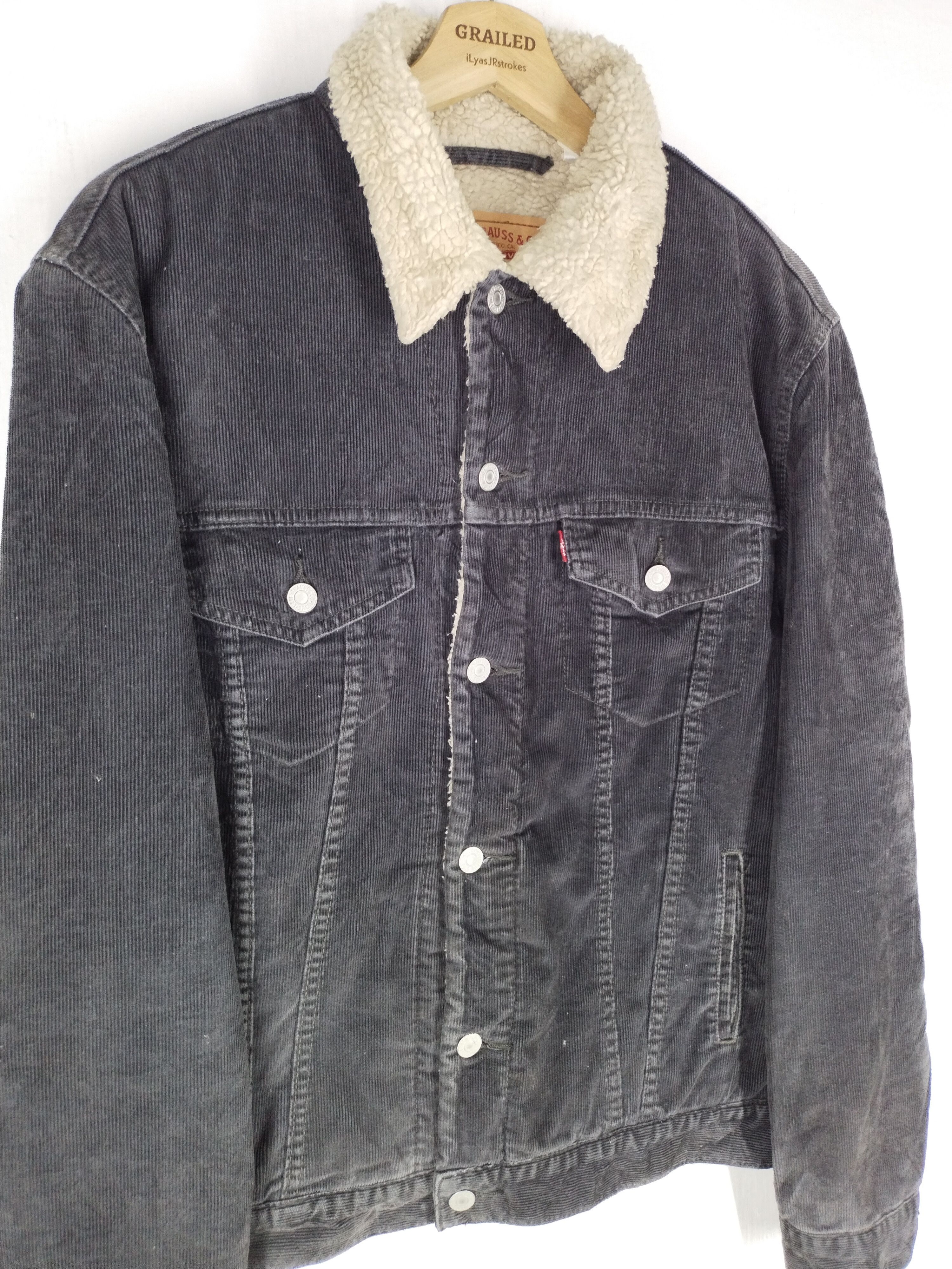 If Six Was Nine × Levi's × Levi's Vintage Clothing Vtg Levi's Sherpa Jacket Size US M / EU 48-50 / 2 - 3 Thumbnail