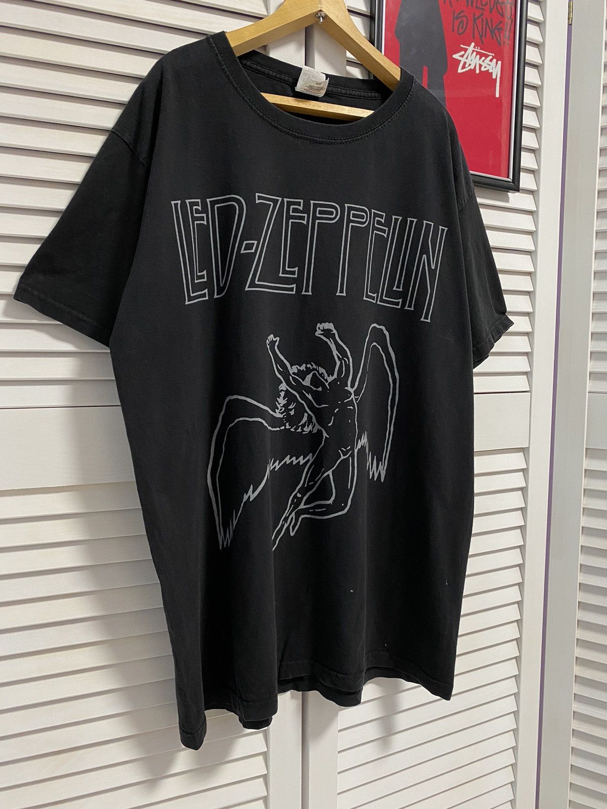 Led Zeppelin Vintage T Shirt Led Zeppelin Graphic Double Print Rap Tees Size US L / EU 52-54 / 3 - 2 Thumbnail