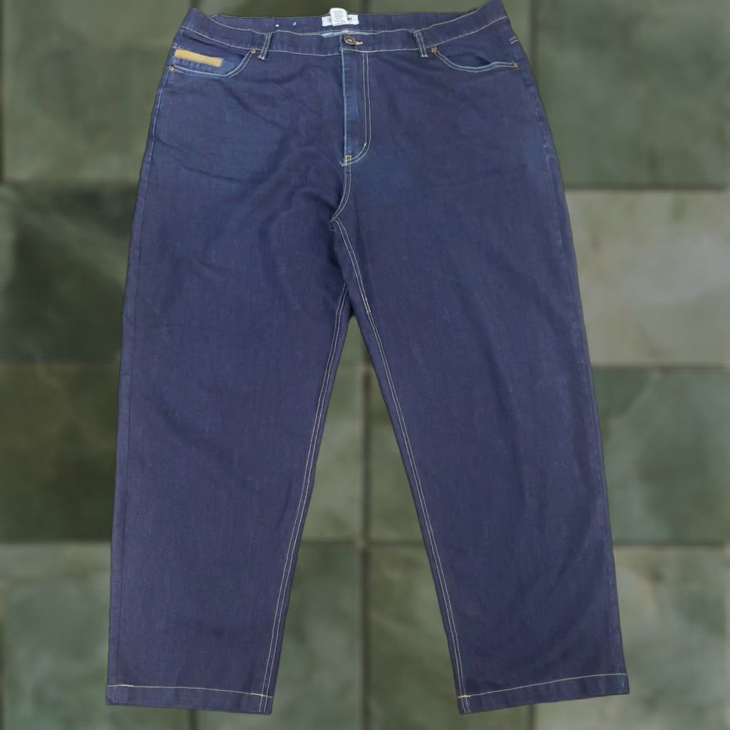 Stacy Adams Stacy Adams Chino Pants Mens 44x30 Blue Straight Leg Flat Front Cotton Size US 44 / EU 60 - 1 Thumbnail