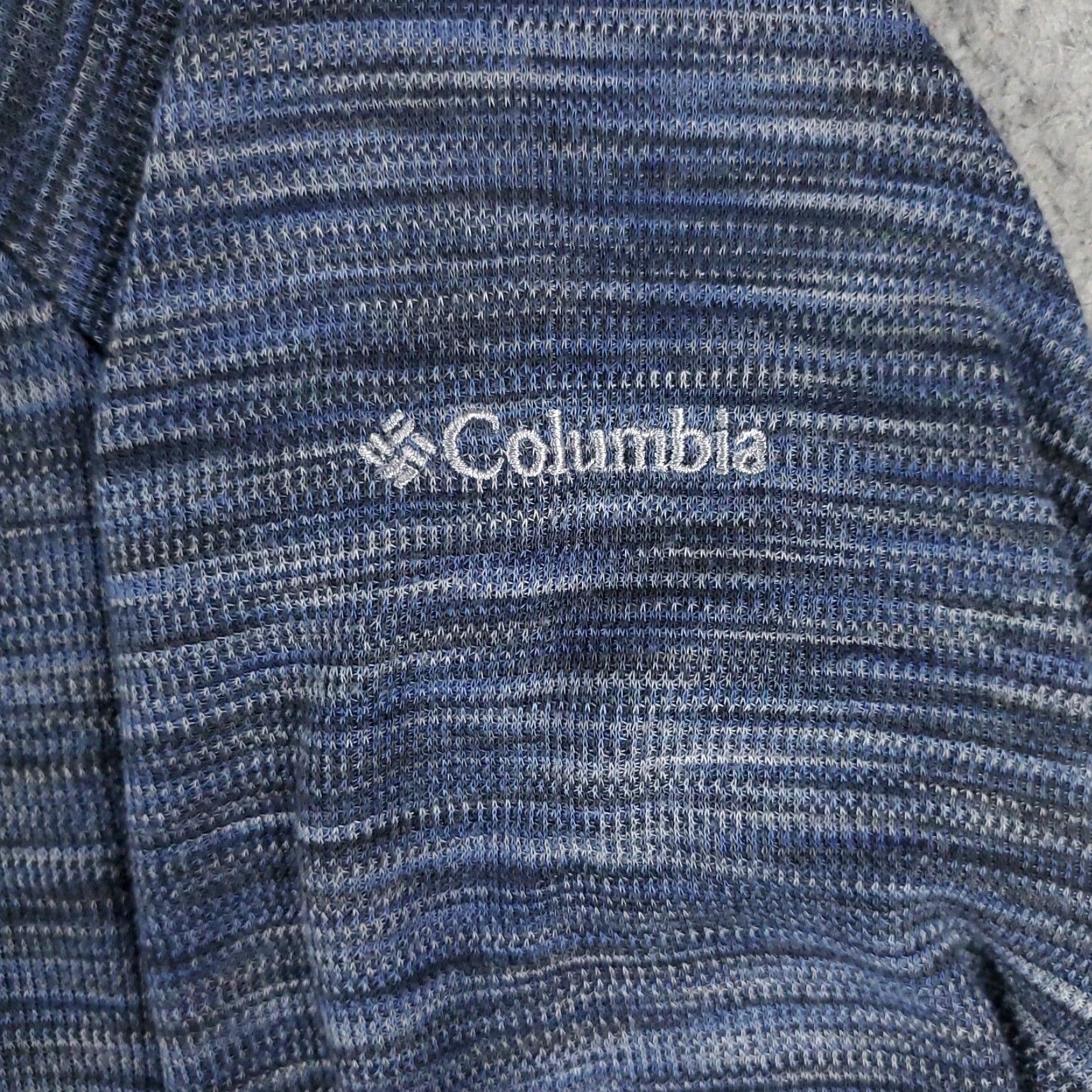 Vintage Columbia Sweater Womens Large Blue 1/2 Zip Up Pullover Sweatshirt Size L / US 10 / IT 46 - 5 Thumbnail
